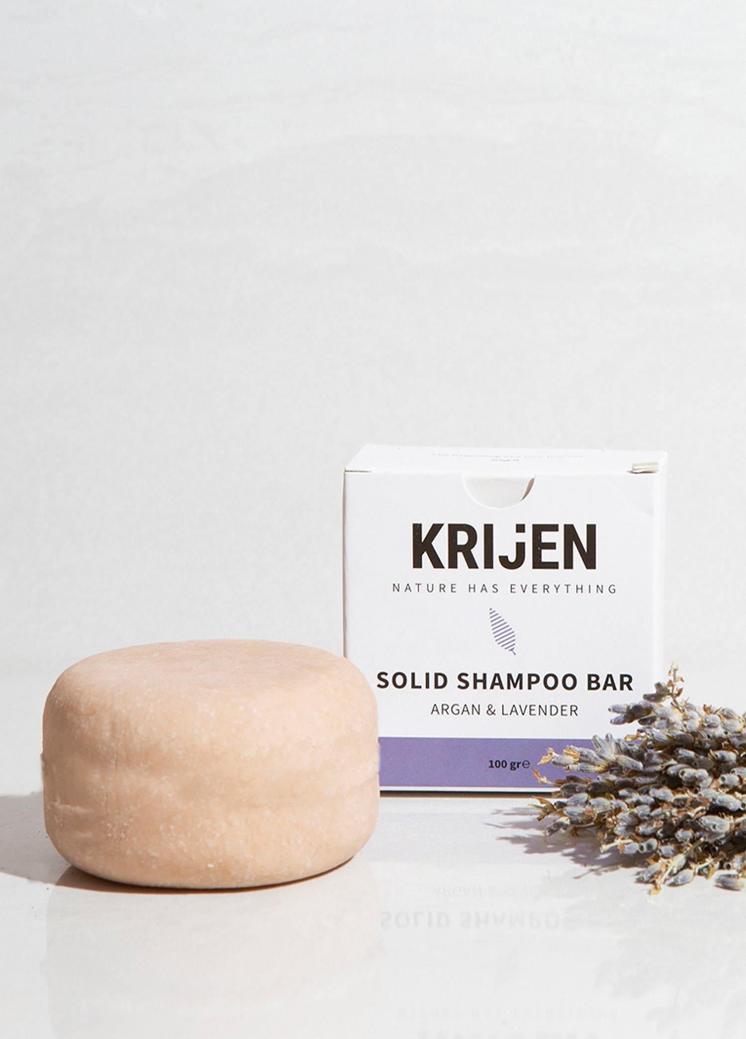 Krijen Argan ve Lavanta Katı Şampuanı 100 Gr