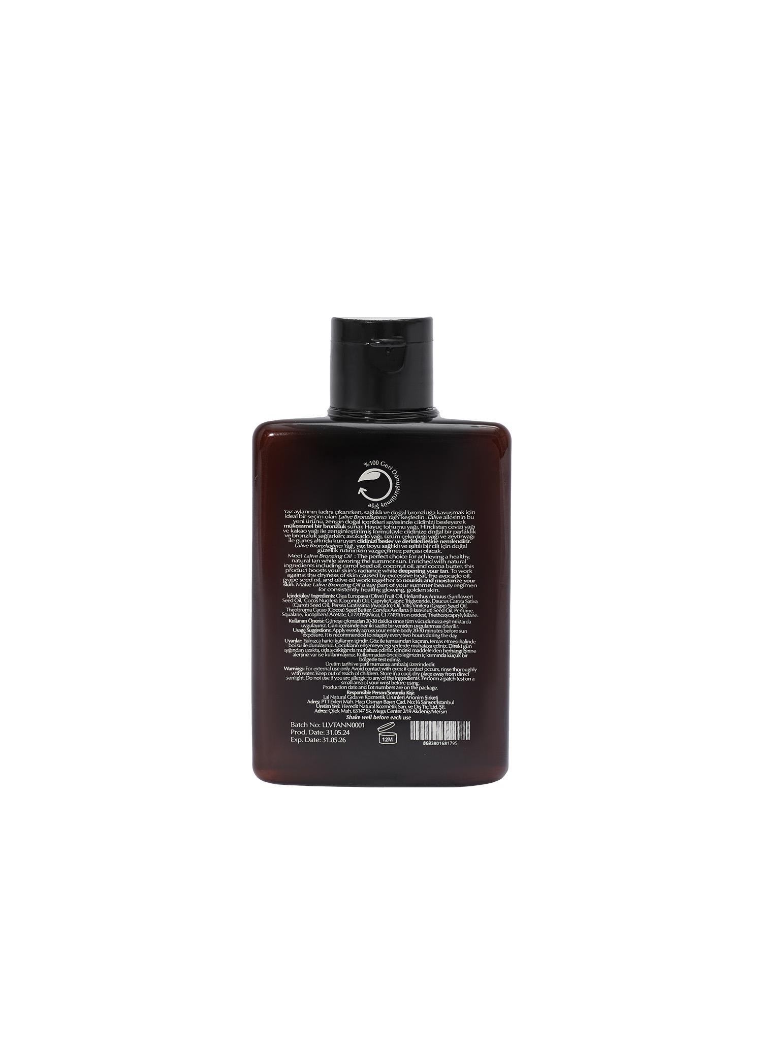 Lalive Bronzlaştırıcı Yağ 200 ml