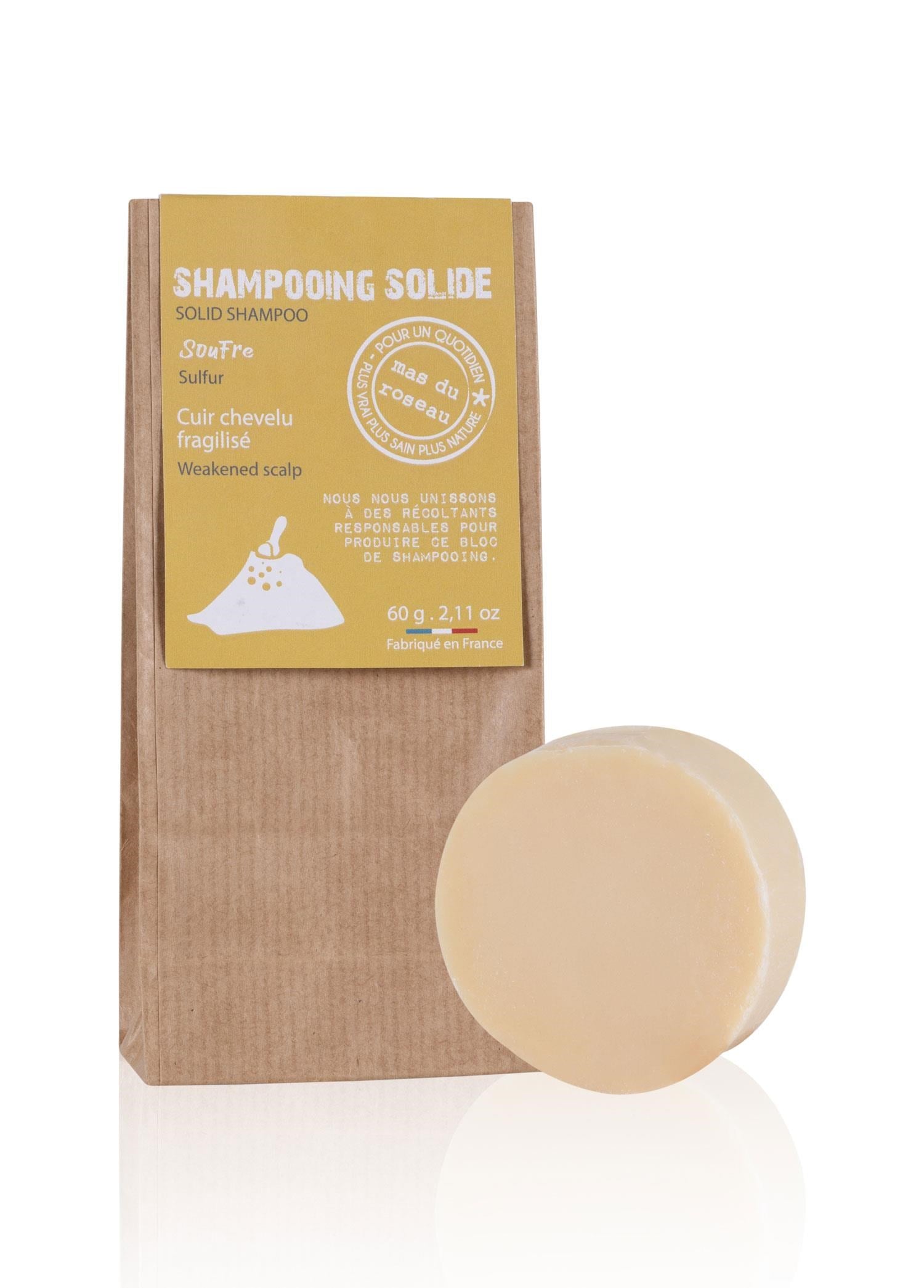 Mas du Roseau Solid Shampoo Sulfur 60g Kükürtlü Katı Şampuan