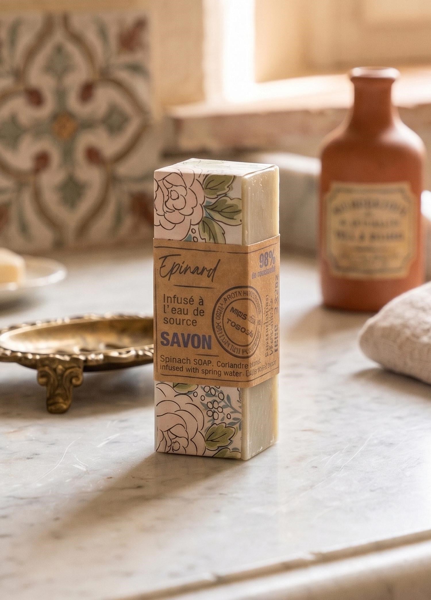 Mas du Roseau Spinach Soap 100g Ispanak Sabunu