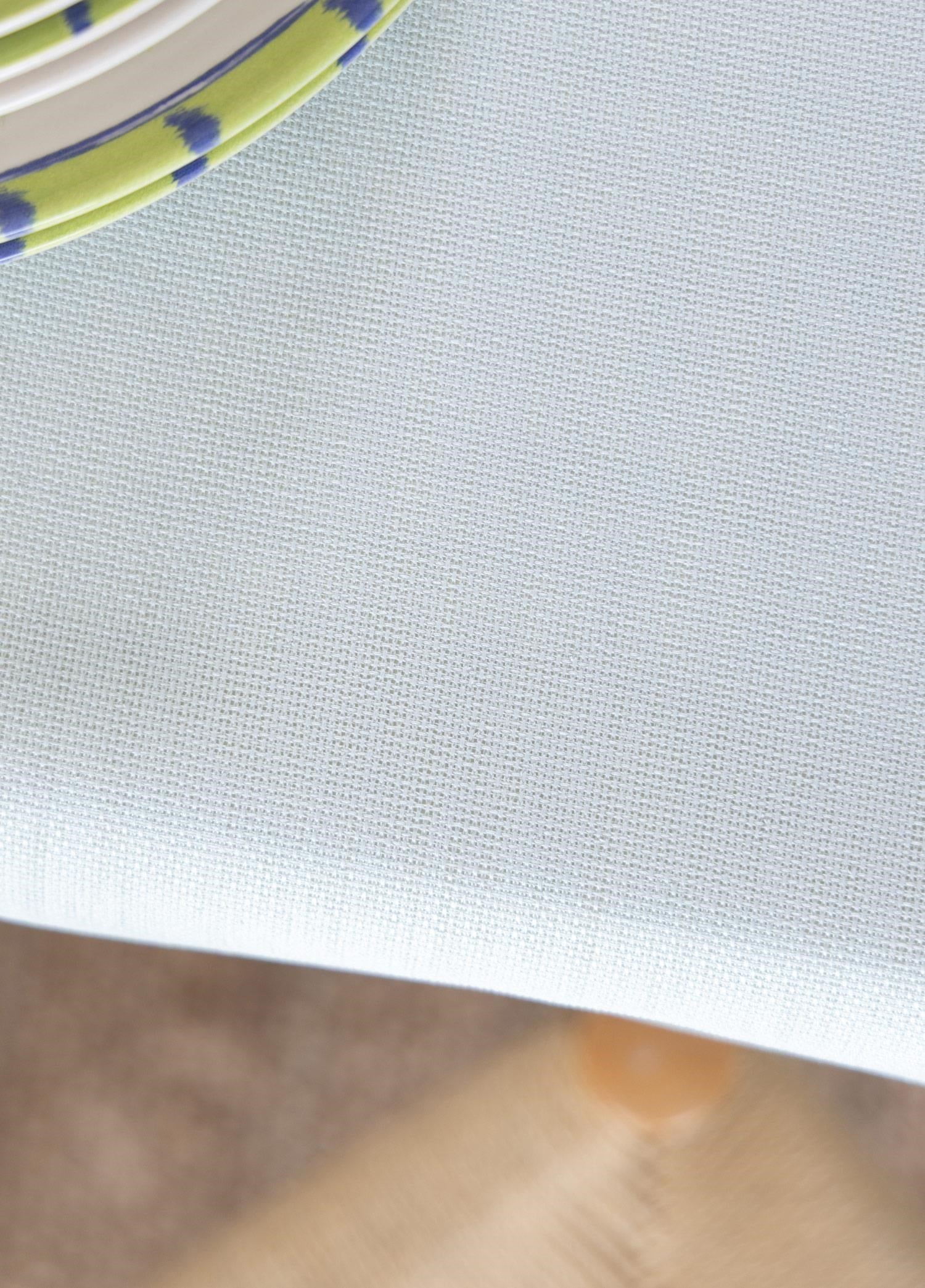 The Mia Linen Plus Dikdörtgen Masa Örtüsü Mint 150x230 cm