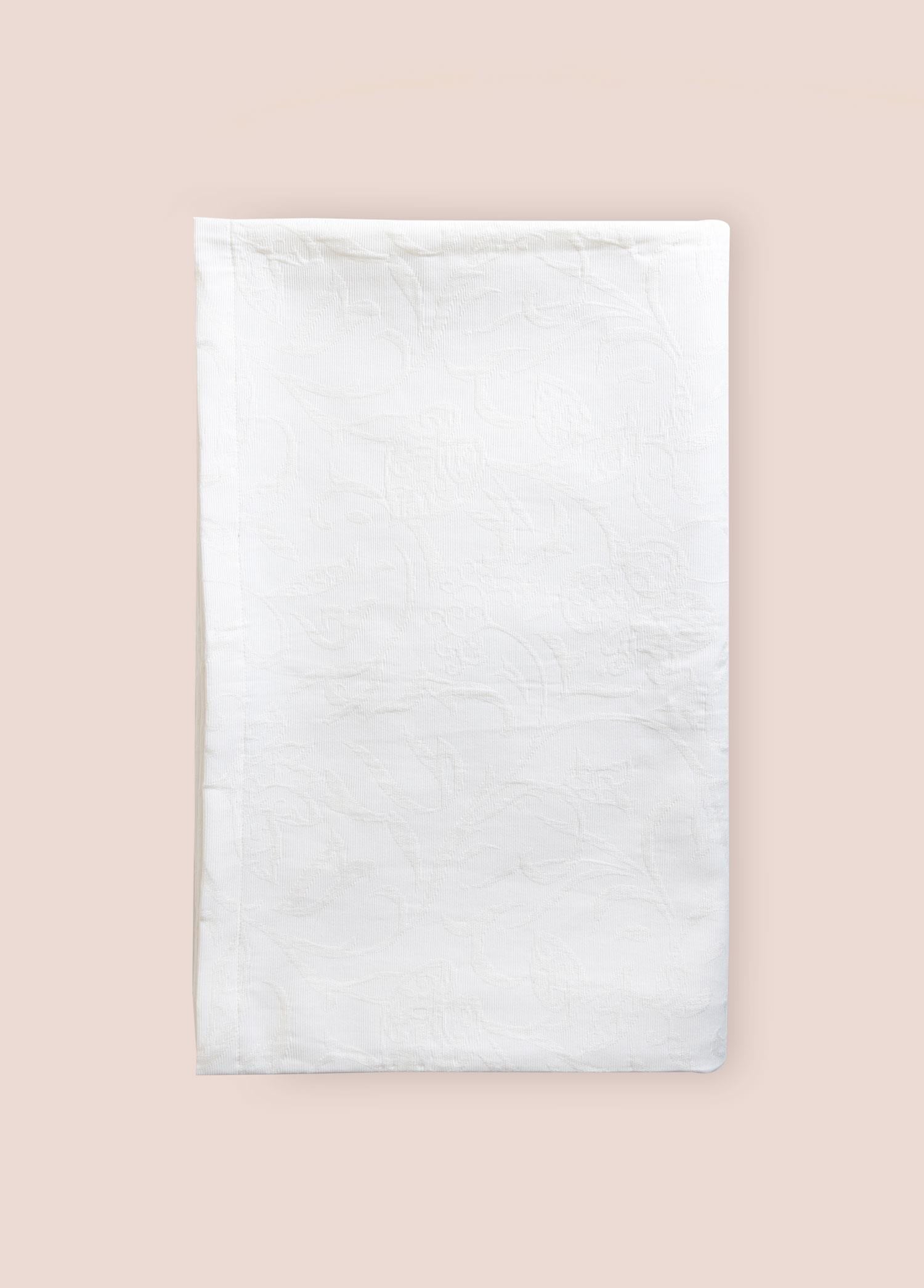 The Mia Linen Plus Dikdörtgen Masa Örtüsü Krem 150x230 cm