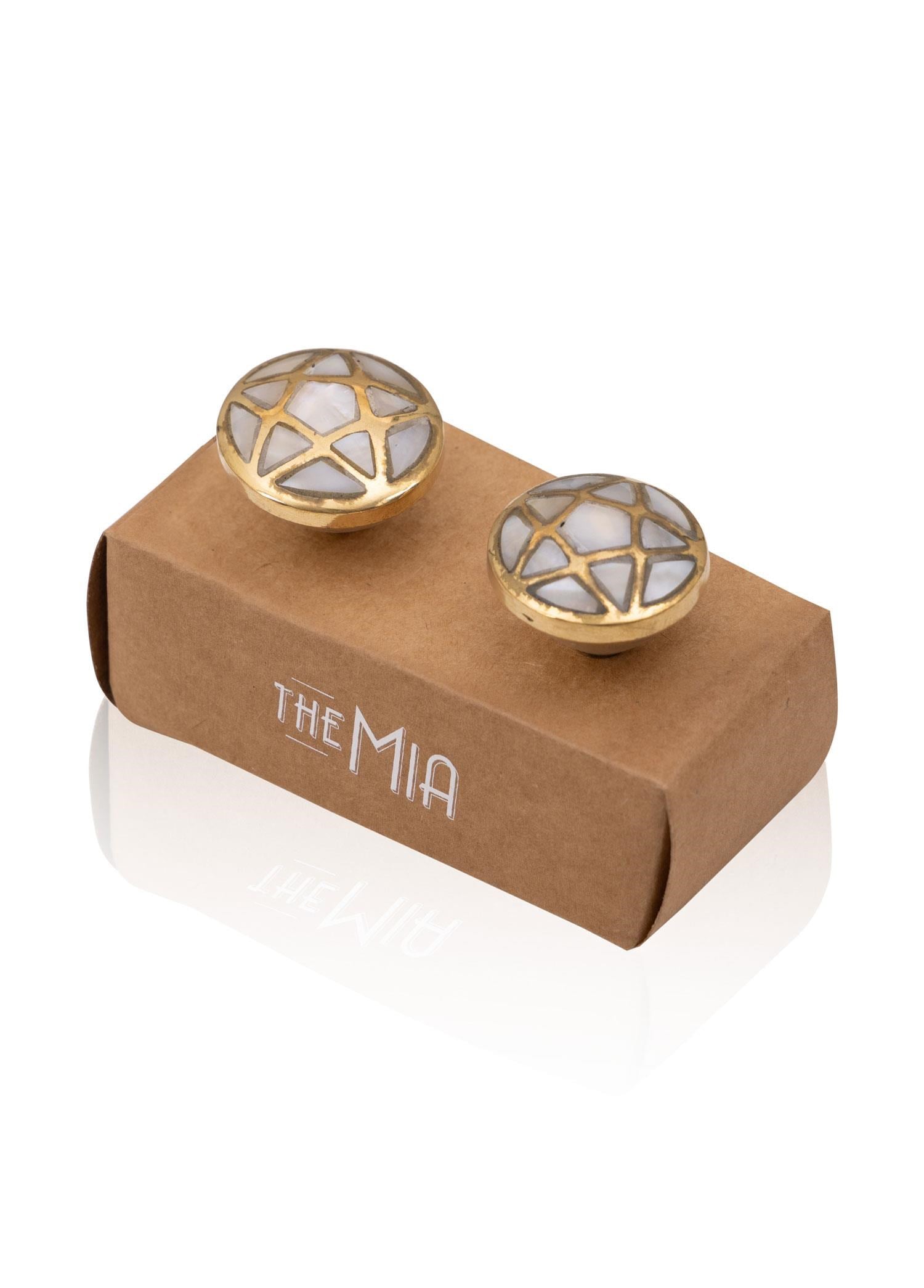 The Mia Pirinç Çekmece ve Dolap Kulbu 2li Set KLP19