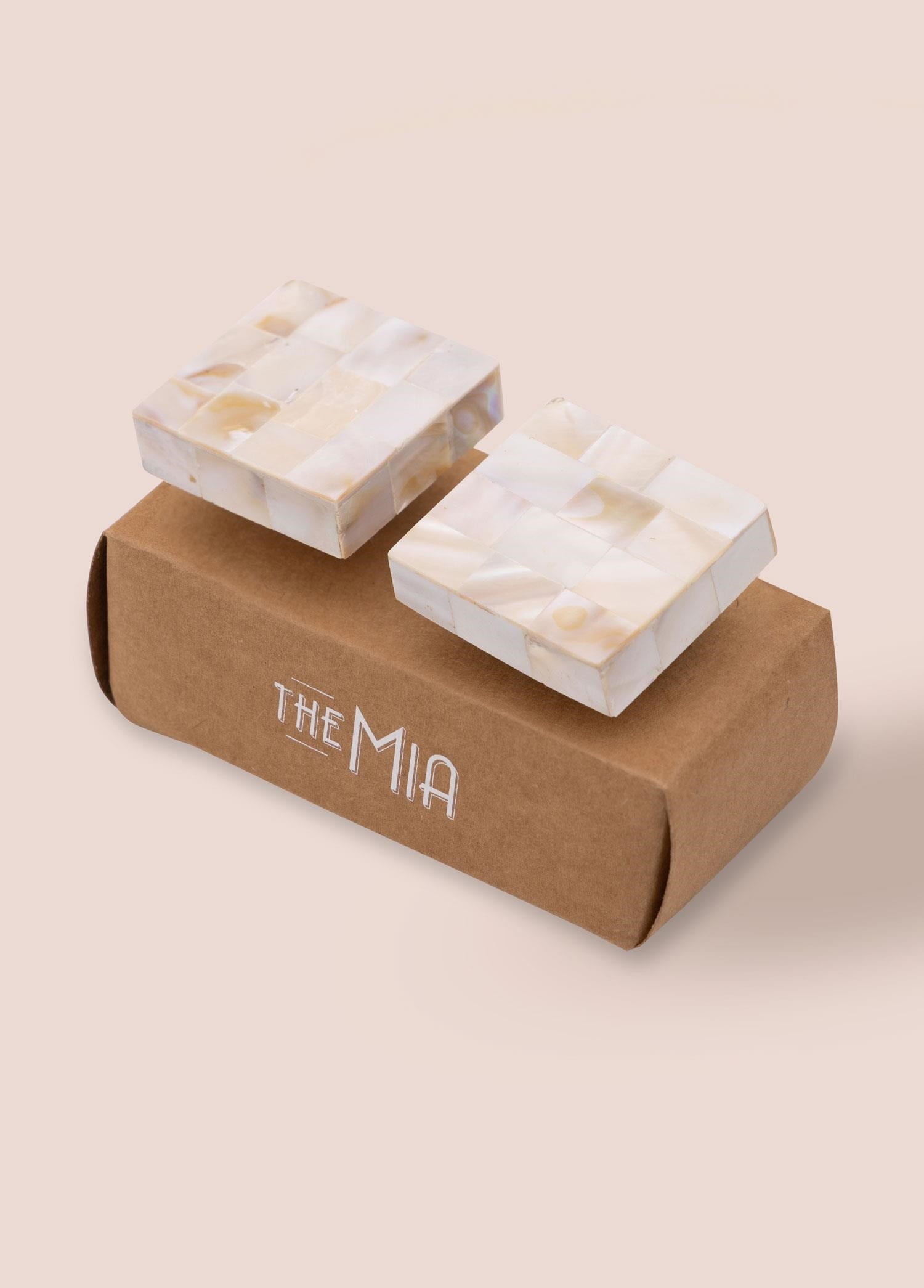 The Mia Sedef Çekmece ve Dolap Kulbu 2li Set KLP24