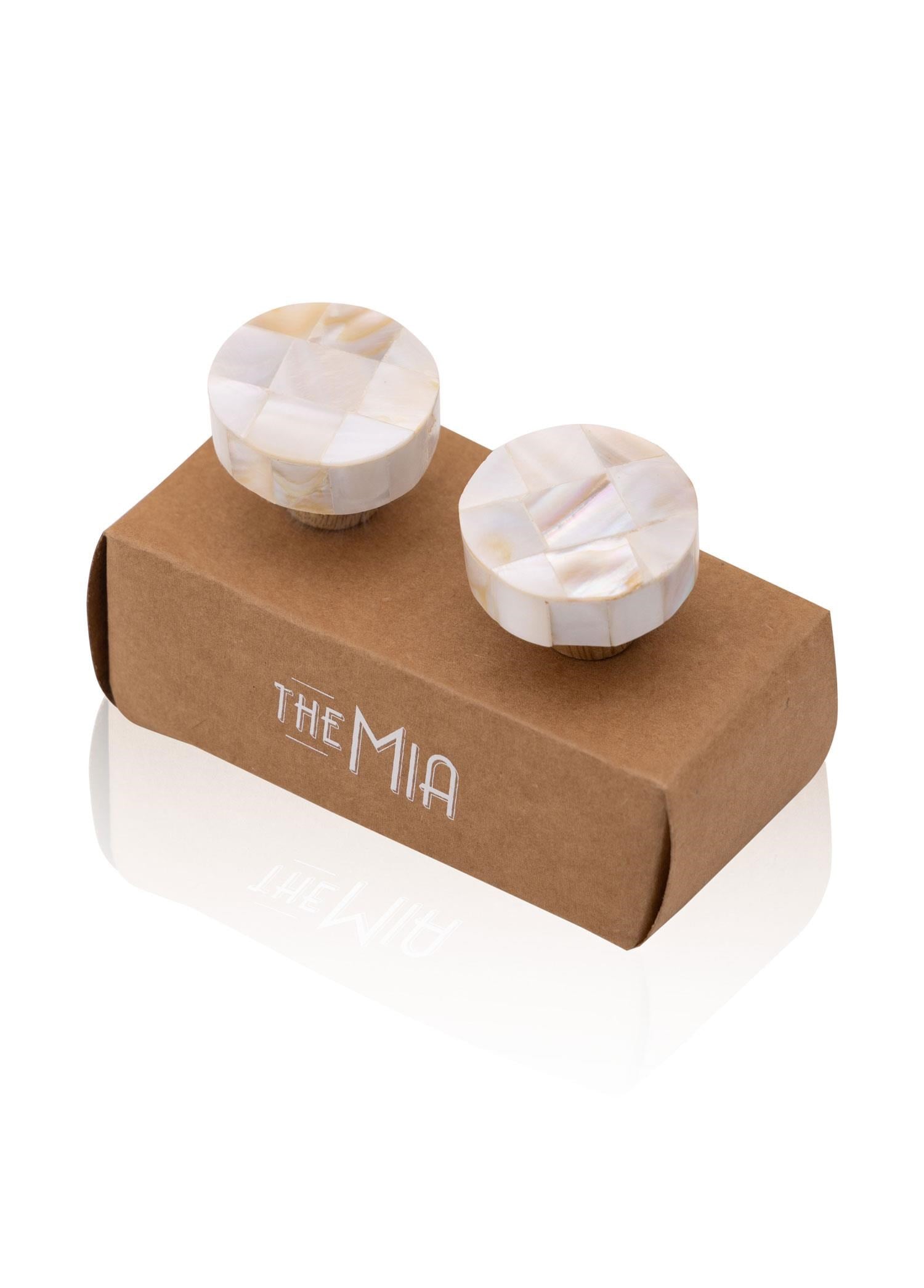 The Mia Sedef Çekmece ve Dolap Kulbu 2li Set KLP25