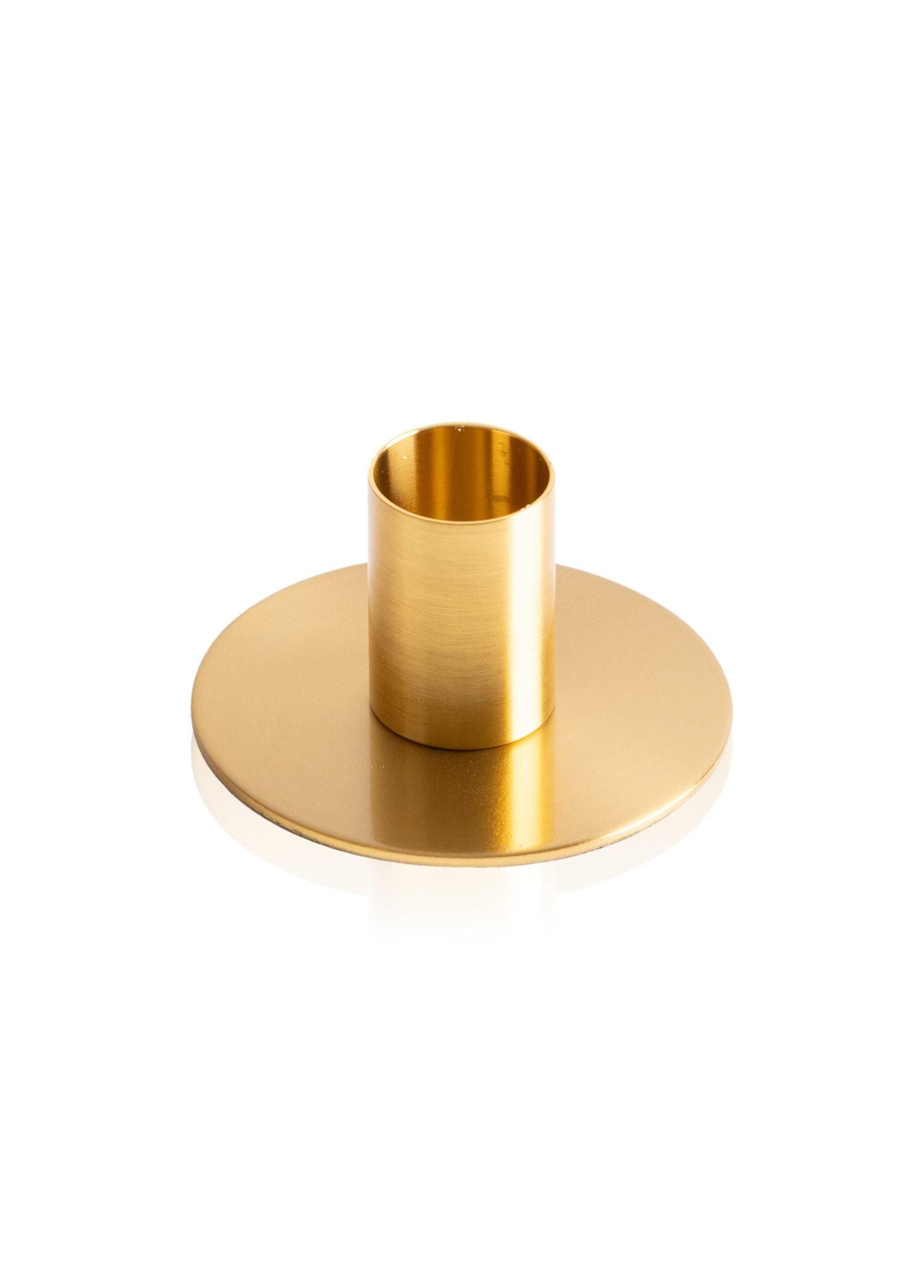 The Mia Brass Pirinç Şamdan 5 Cm