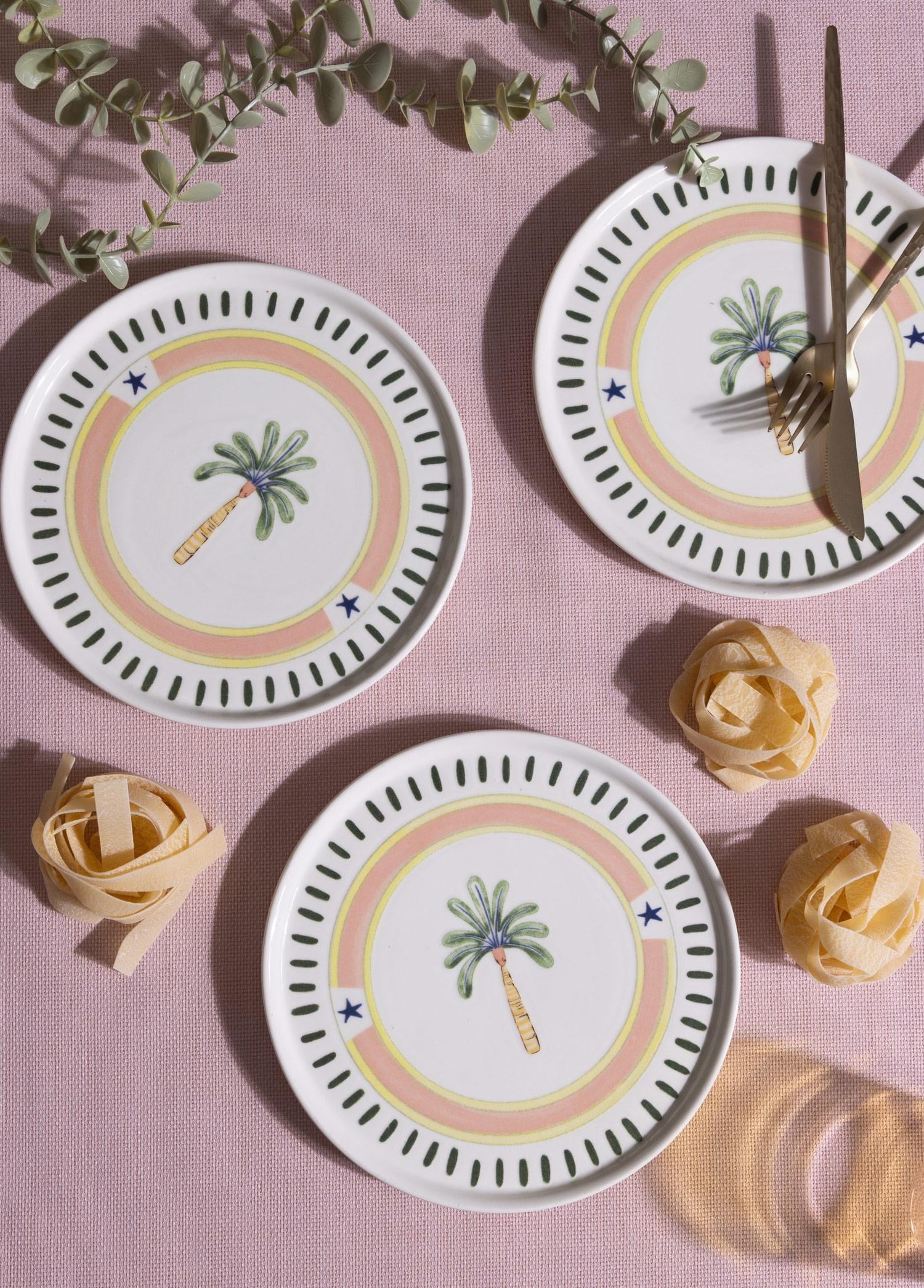 The Mia Dolce Vita Pasta Tabağı 6lı Set 19 cm