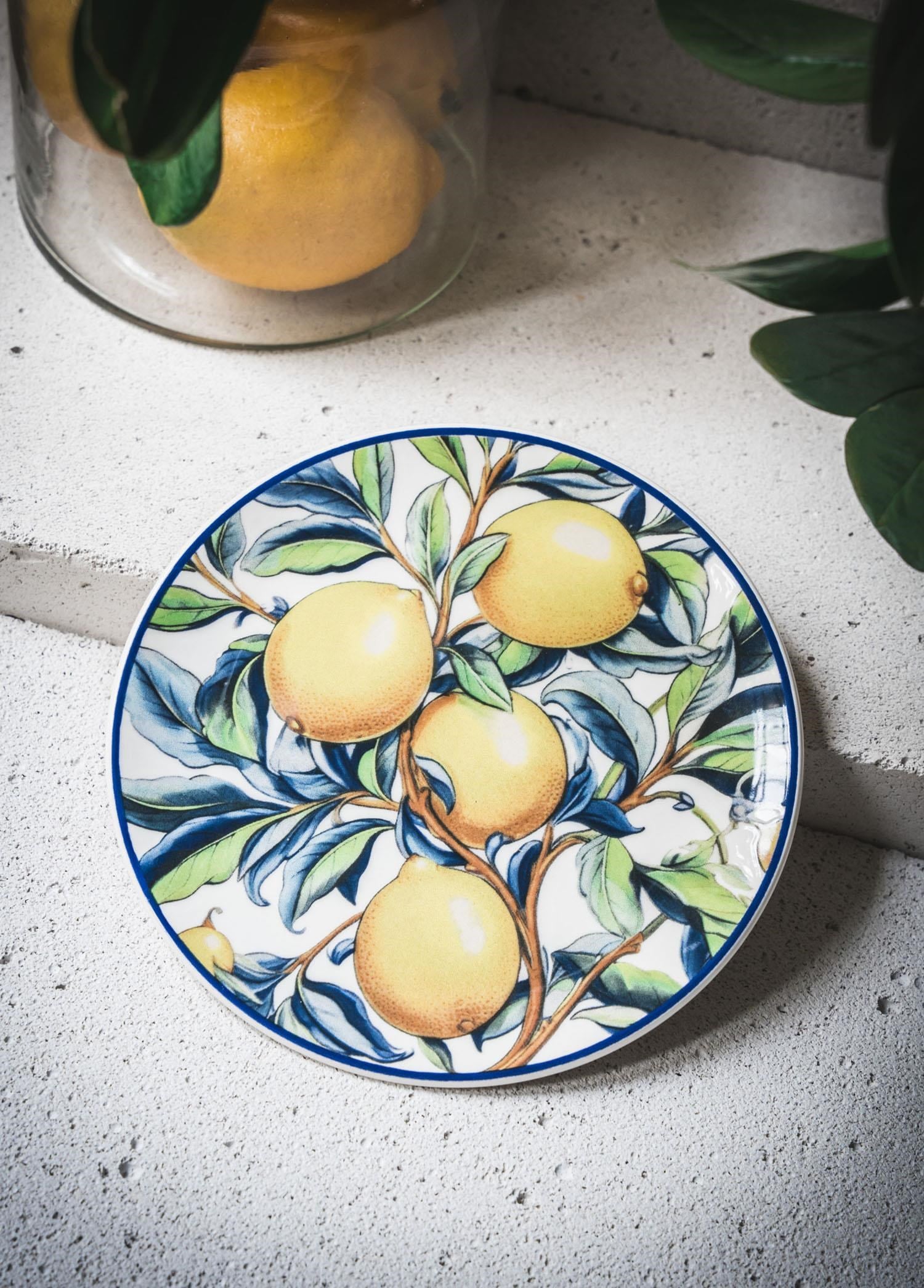 The Mia Odore Di Limone Pasta Tabağı 6lı Set 19 cm ODL0002