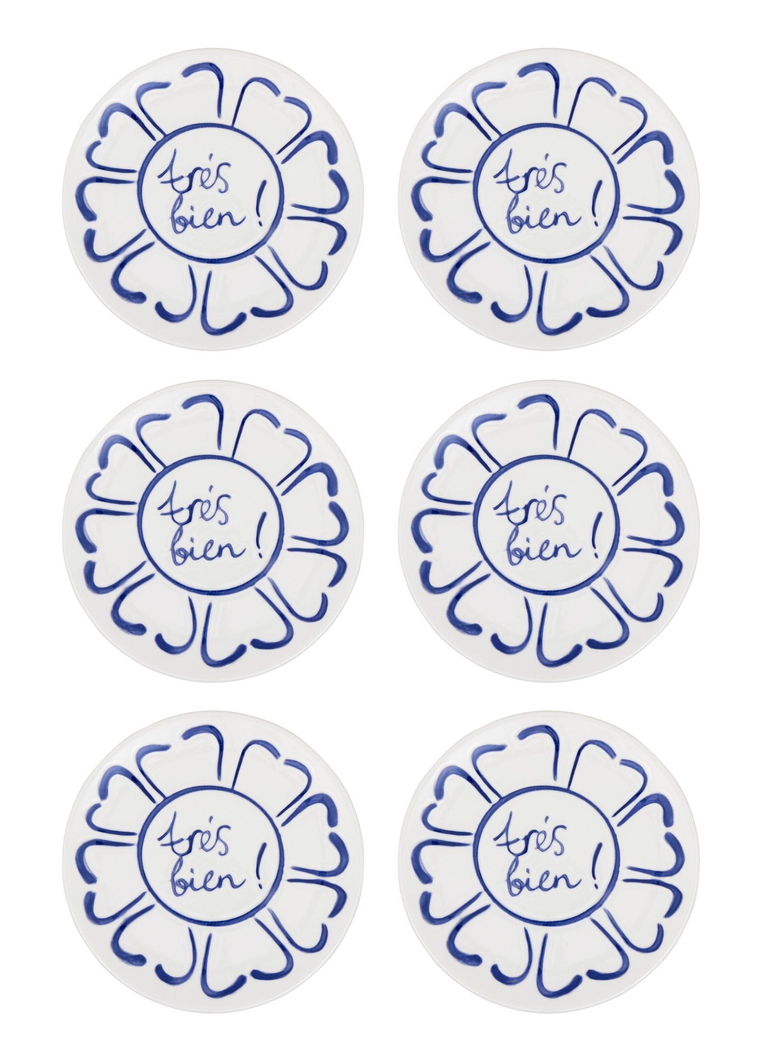 The Mia Palma Pasta Tabağı 6lı Set 19 cm