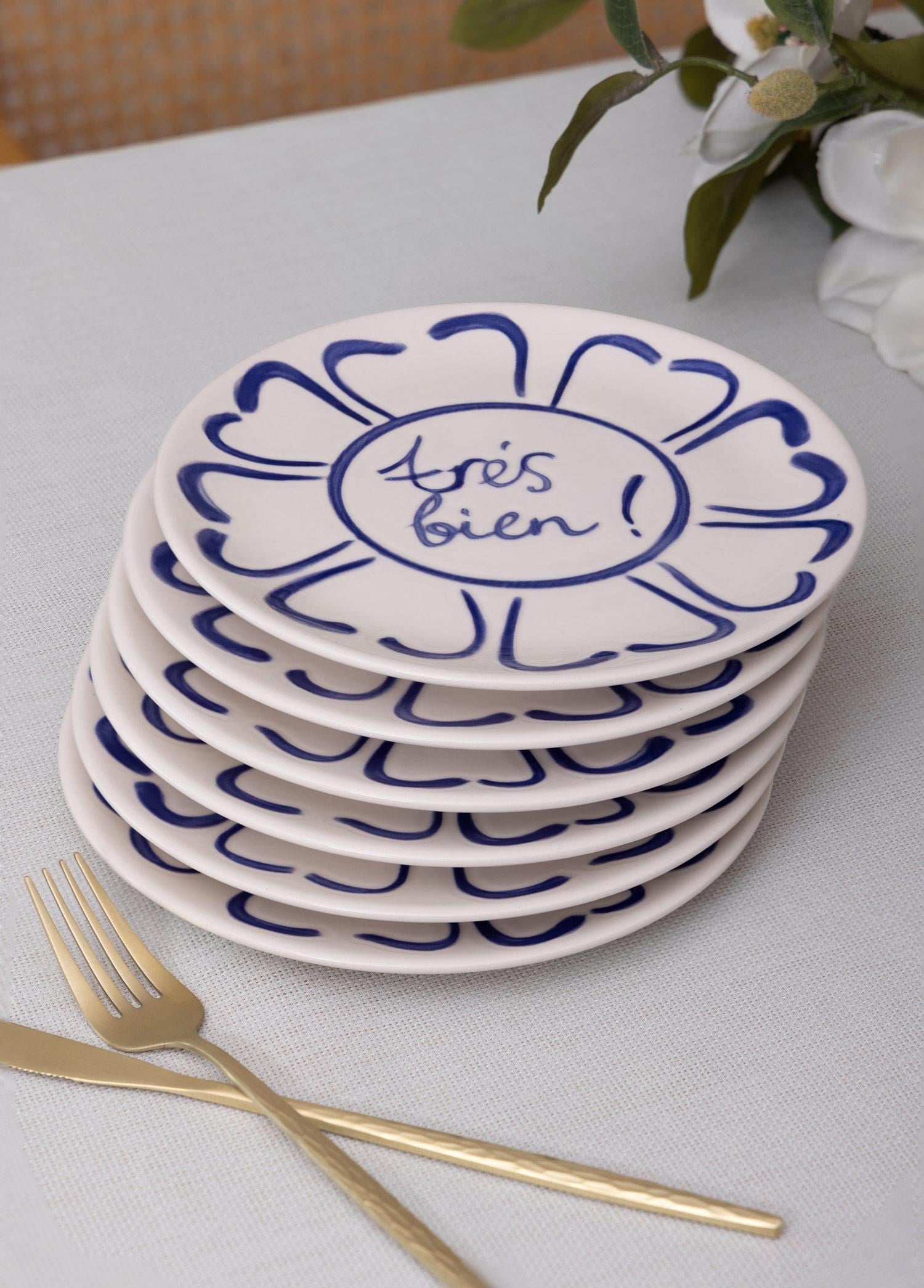 The Mia Palma Pasta Tabağı 6lı Set 19 cm