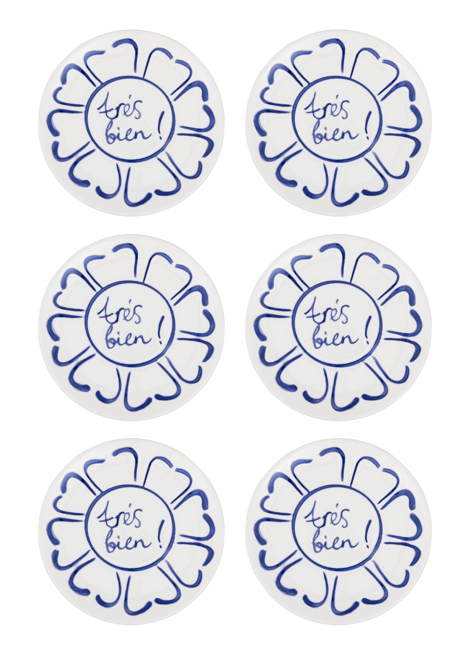 The Mia Palma Pasta Tabağı 6lı Set 19 cm