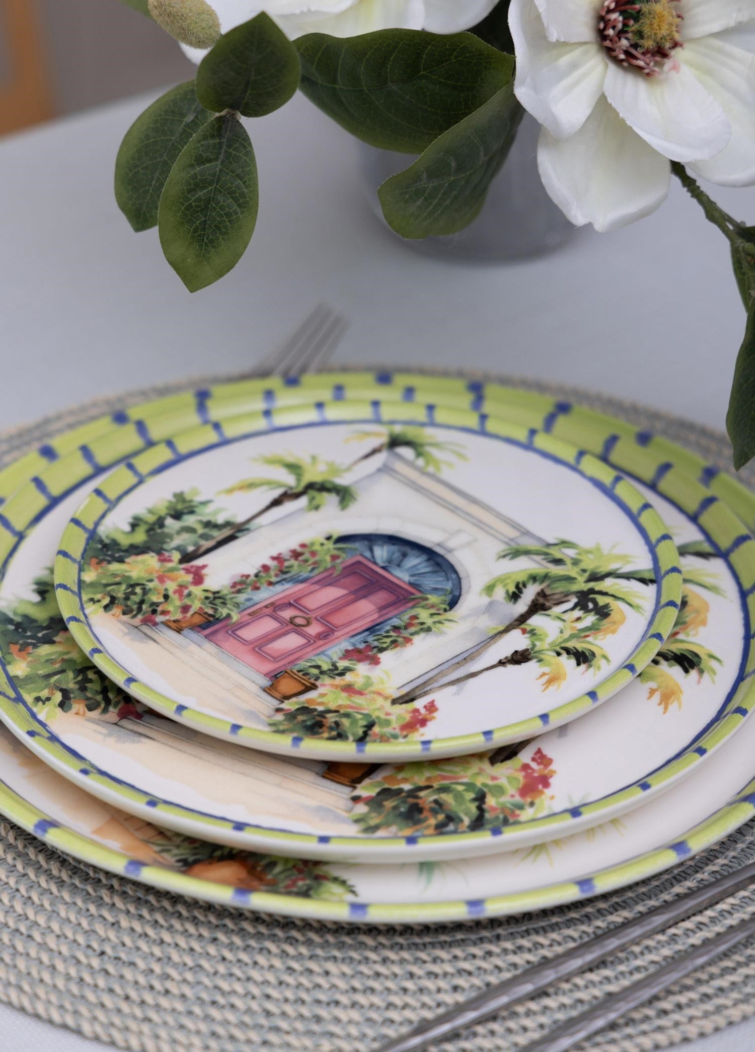 The Mia Palma Pasta Tabağı 6lı Set 19 cm