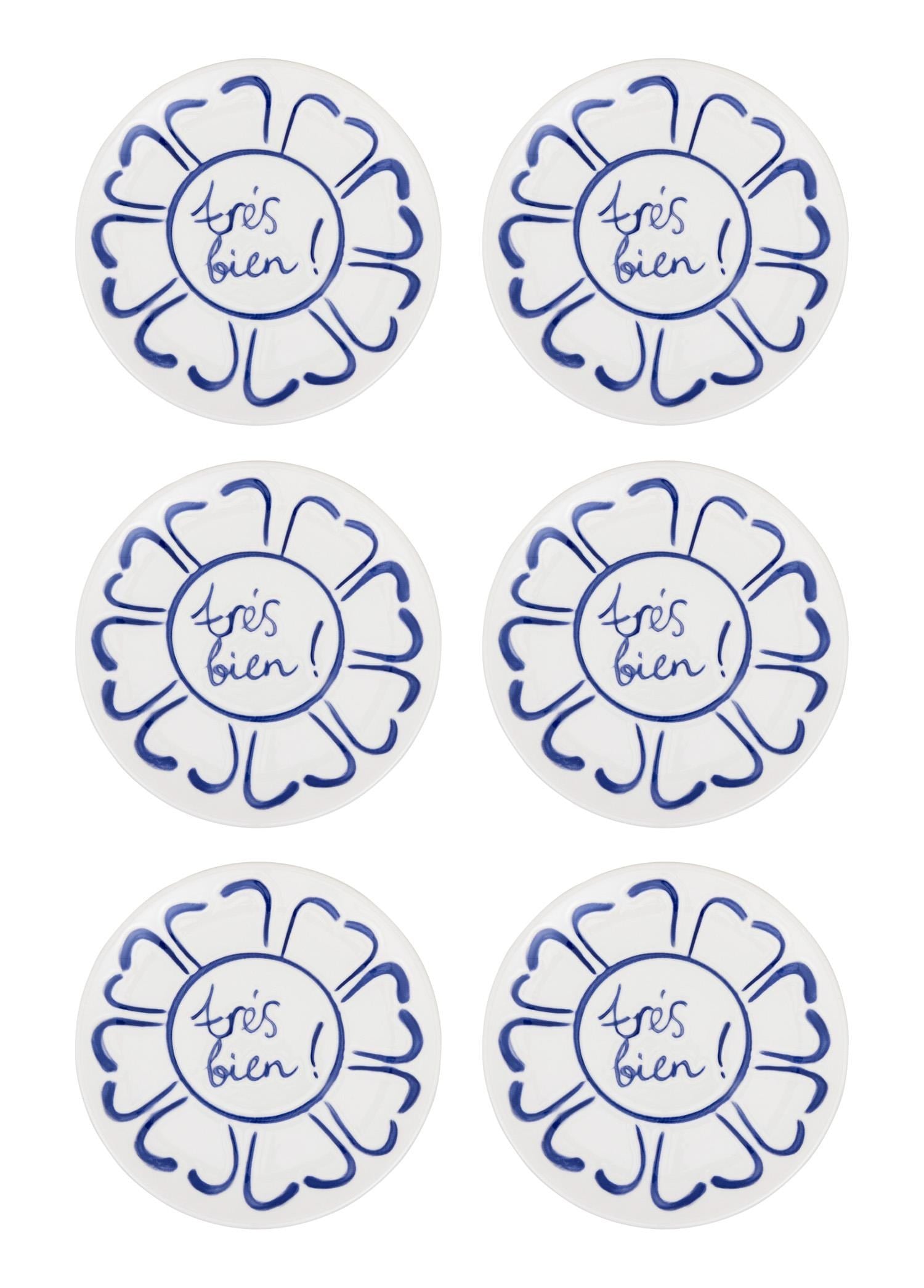 The Mia Palma Pasta Tabağı 6lı Set 19 cm