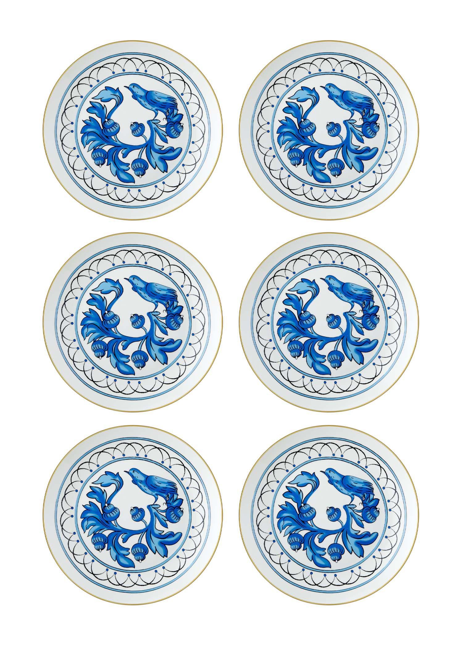 The Mia Azul Pasta Tabağı 6 Kişilik