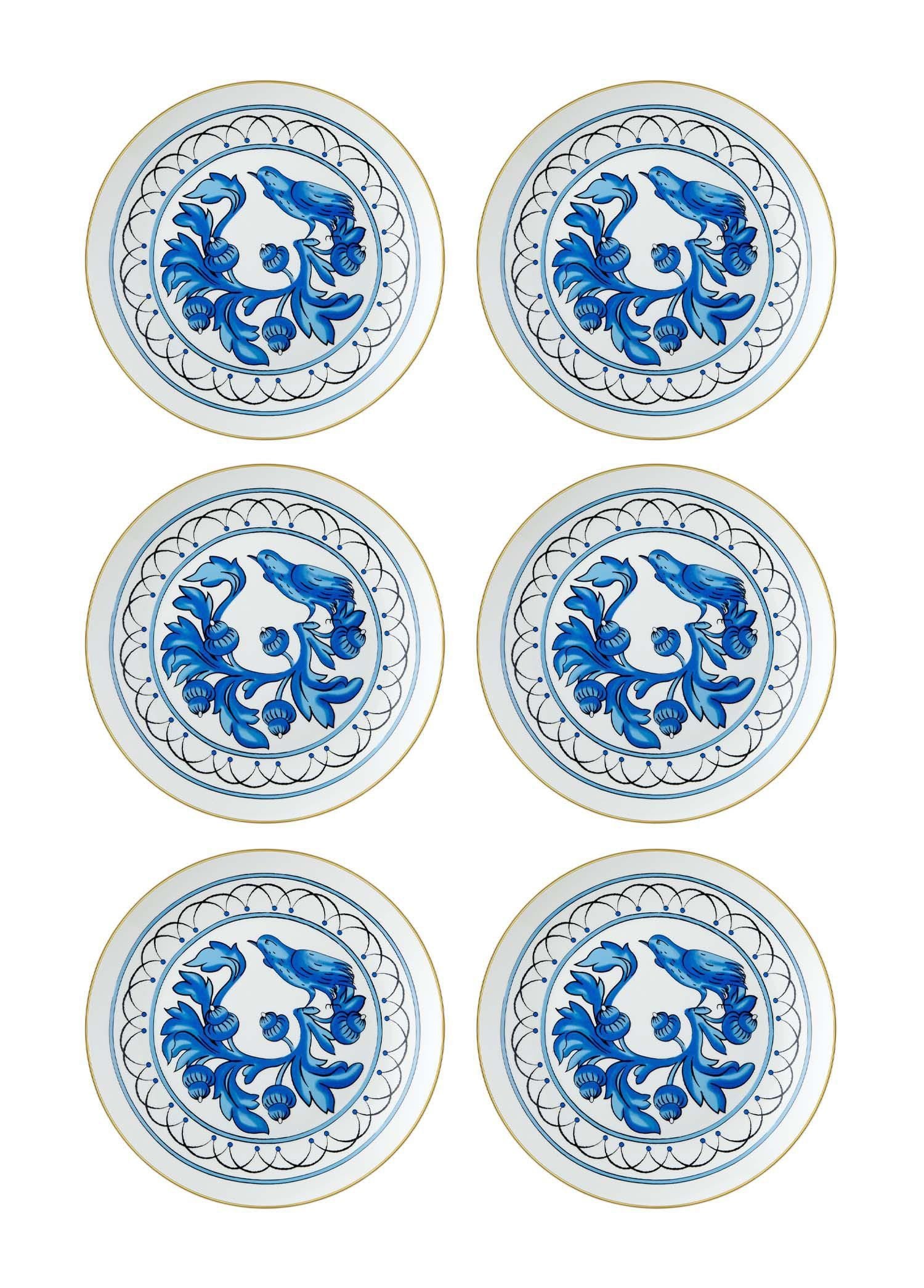 The Mia Azul Pasta Tabağı 6 Kişilik