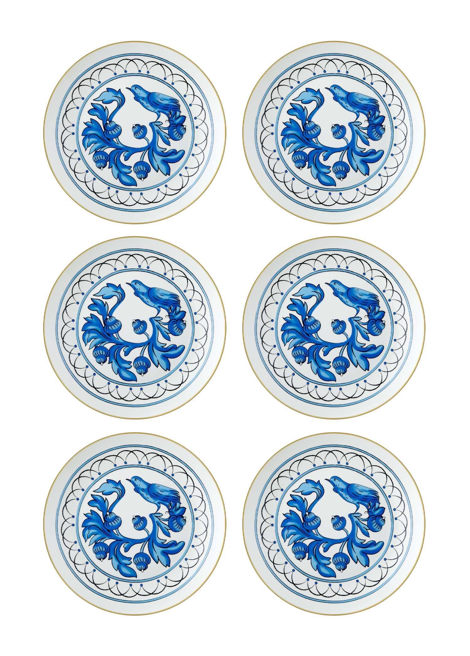 The Mia Azul Pasta Tabağı 6 Kişilik