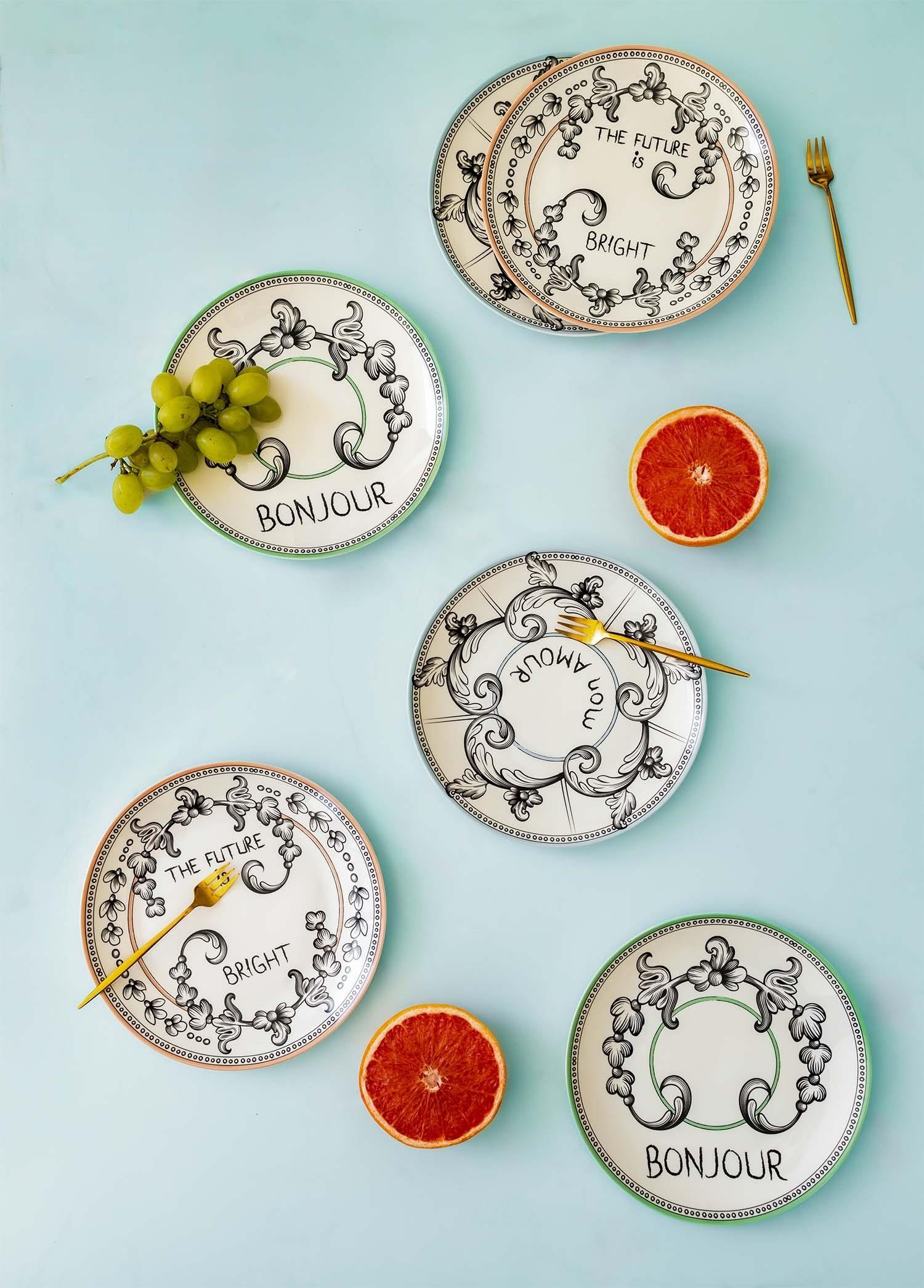 The Mia Bonjour Pasta Tabağı 6 Kişilik