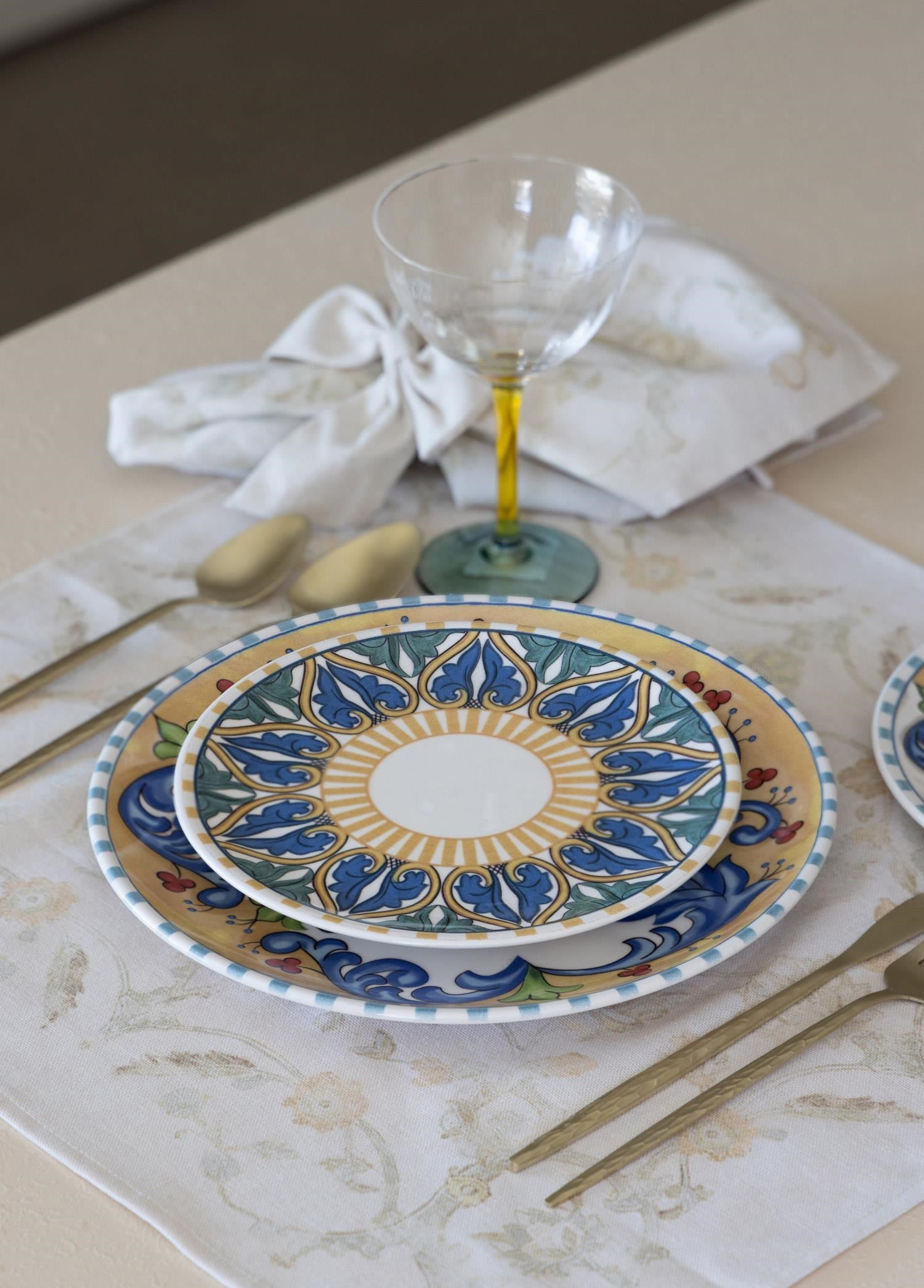 The Mia Limoncello Pasta Tabağı 6lı Set 19 cm