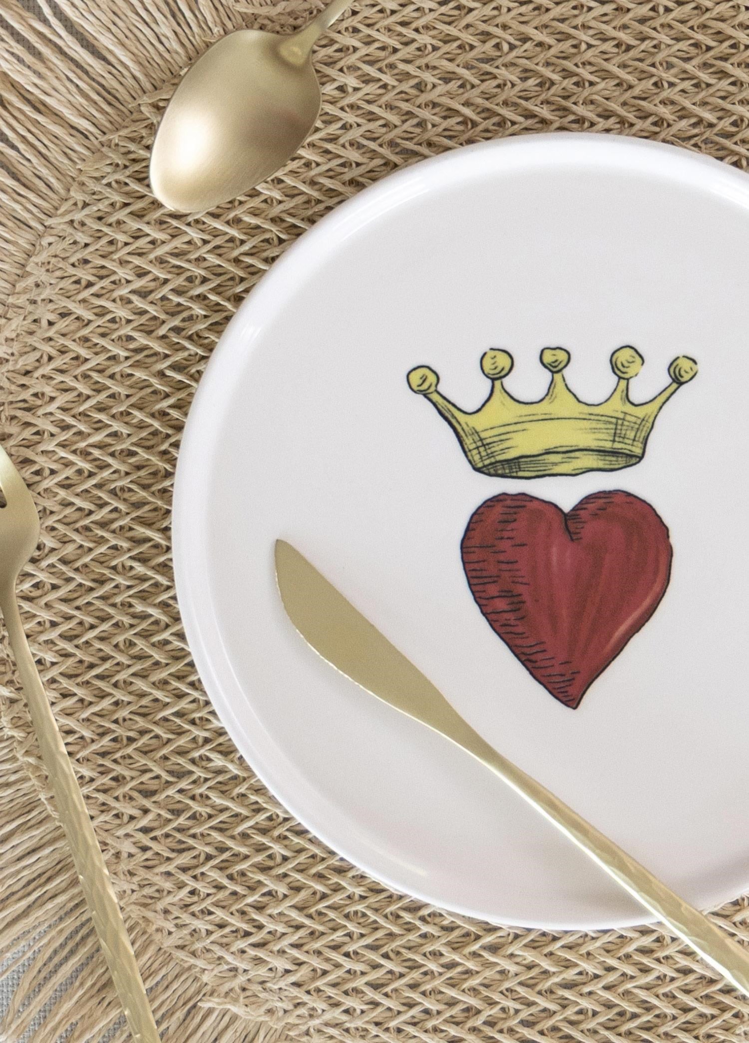 The Mia Luv Pasta Tabağı 6lı Set 19 cm
