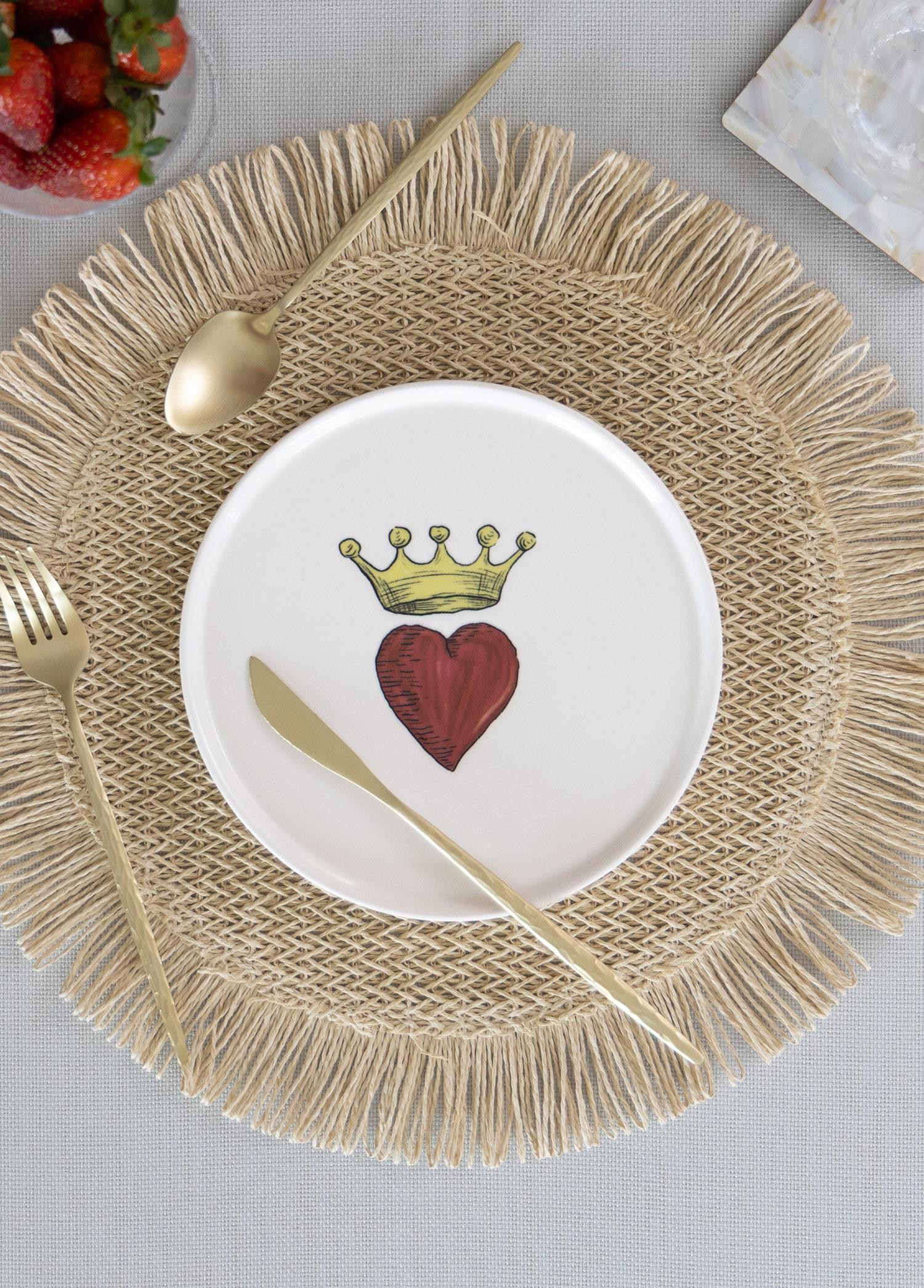 The Mia Luv Pasta Tabağı 6lı Set 19 cm