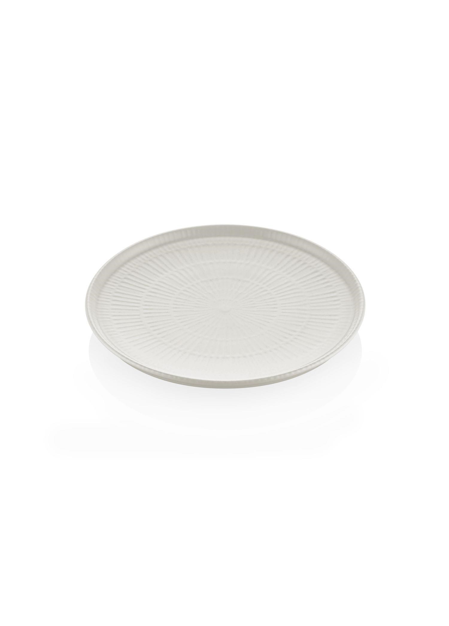The Mia Noon Pasta Tabağı 6lı Set Krem 19 cm 