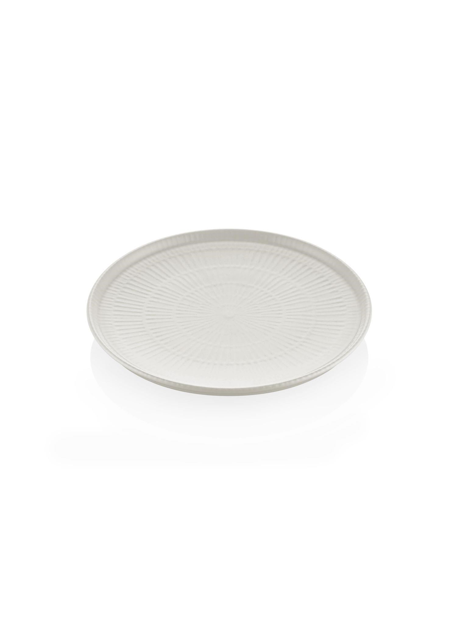 The Mia Noon Pasta Tabağı 6lı Set Krem 19 cm 