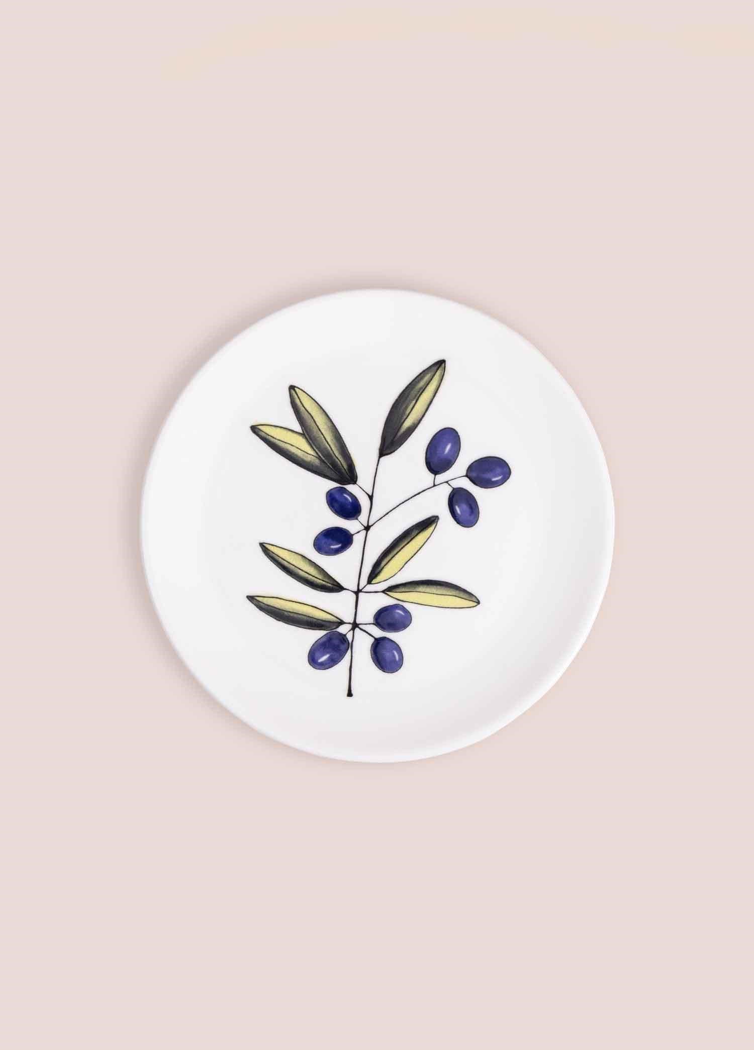 The Mia Olivos Pasta Tabağı 6lı Set 19 cm OVS0001