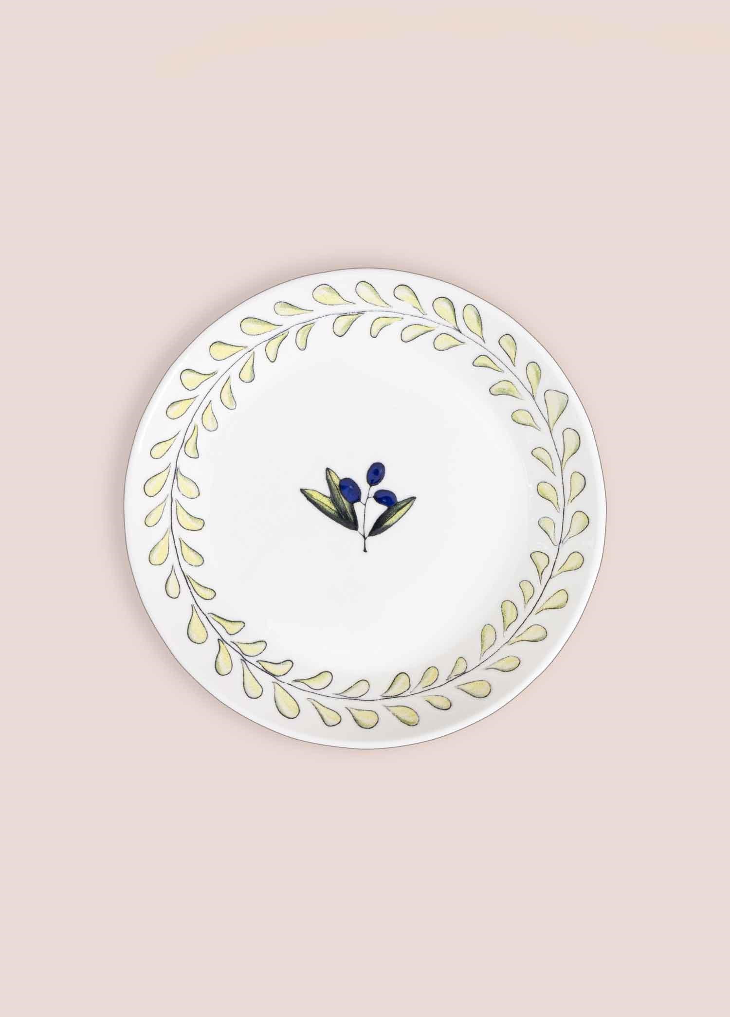 The Mia Olivos Pasta Tabağı 6lı Set 19 cm OVS0002