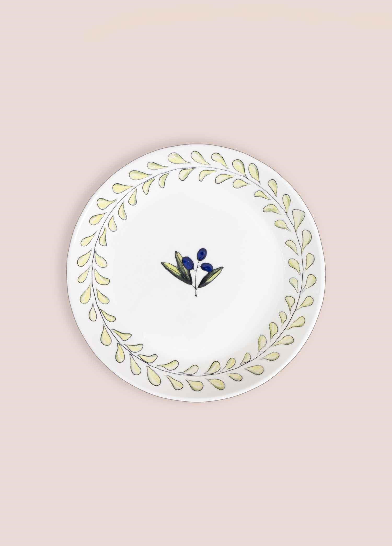 The Mia Olivos Pasta Tabağı 6lı Set 19 cm OVS0002