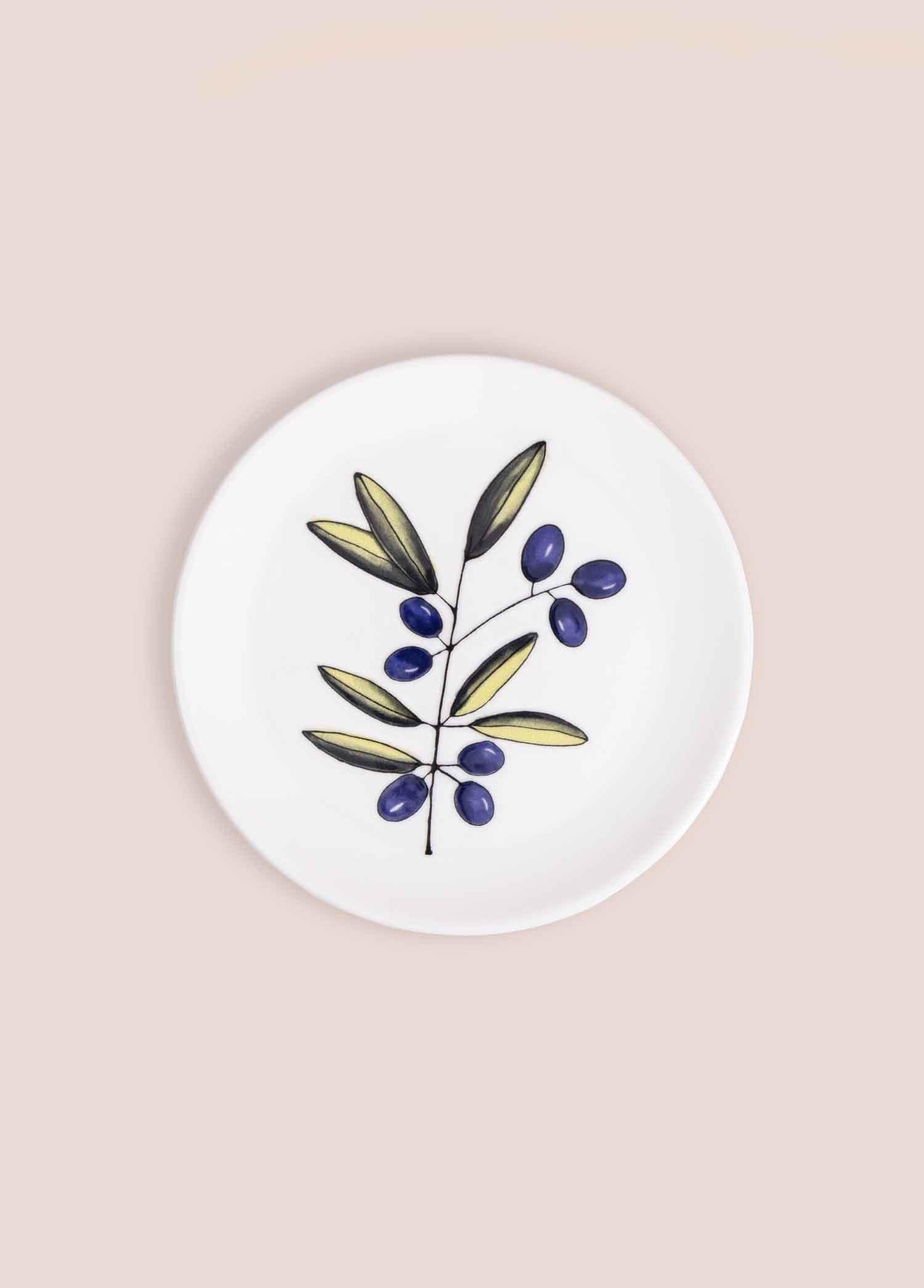 The Mia Olivos Pasta Tabağı 6lı Set 19 cm OVS0001