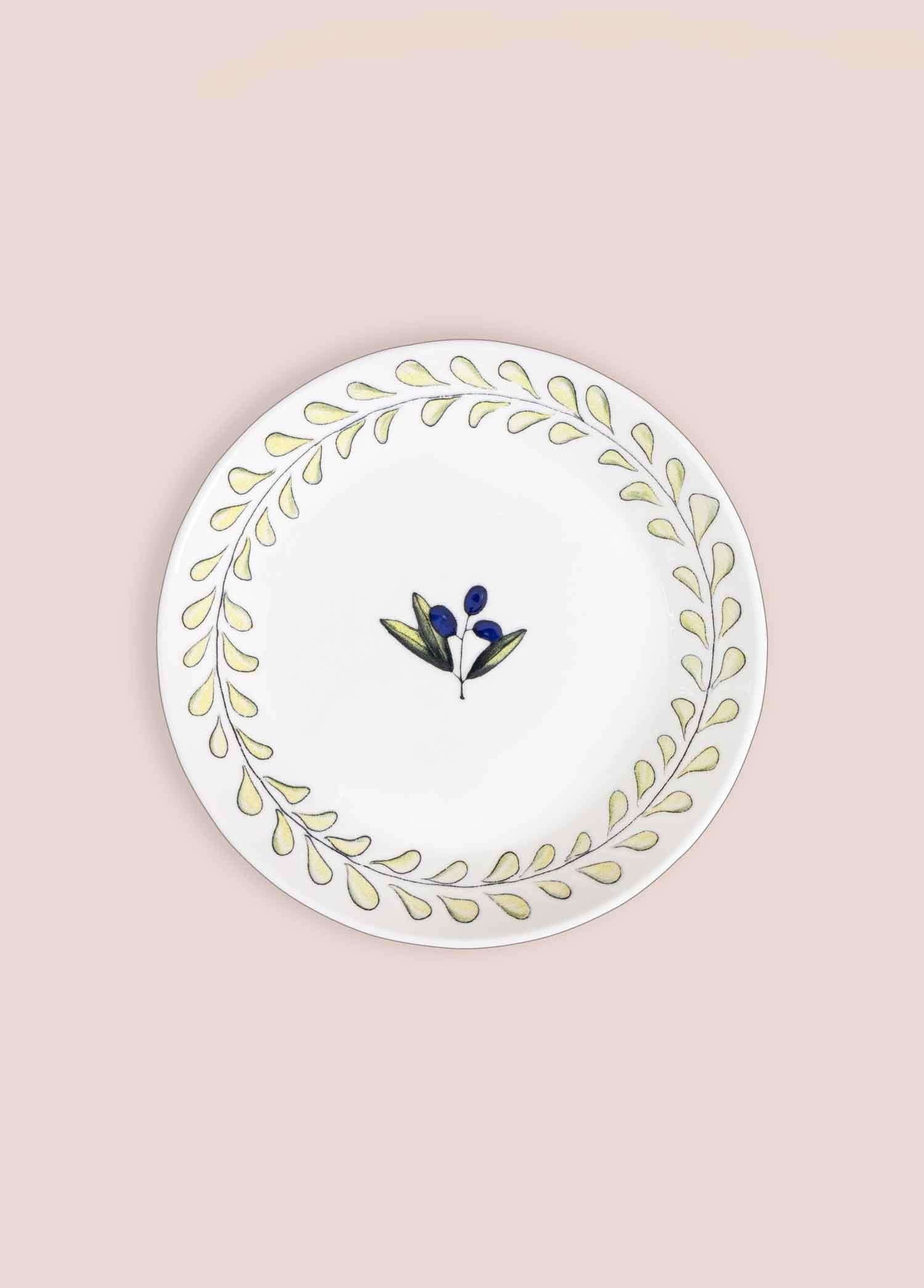 The Mia Olivos Pasta Tabağı 6lı Set 19 cm OVS0002