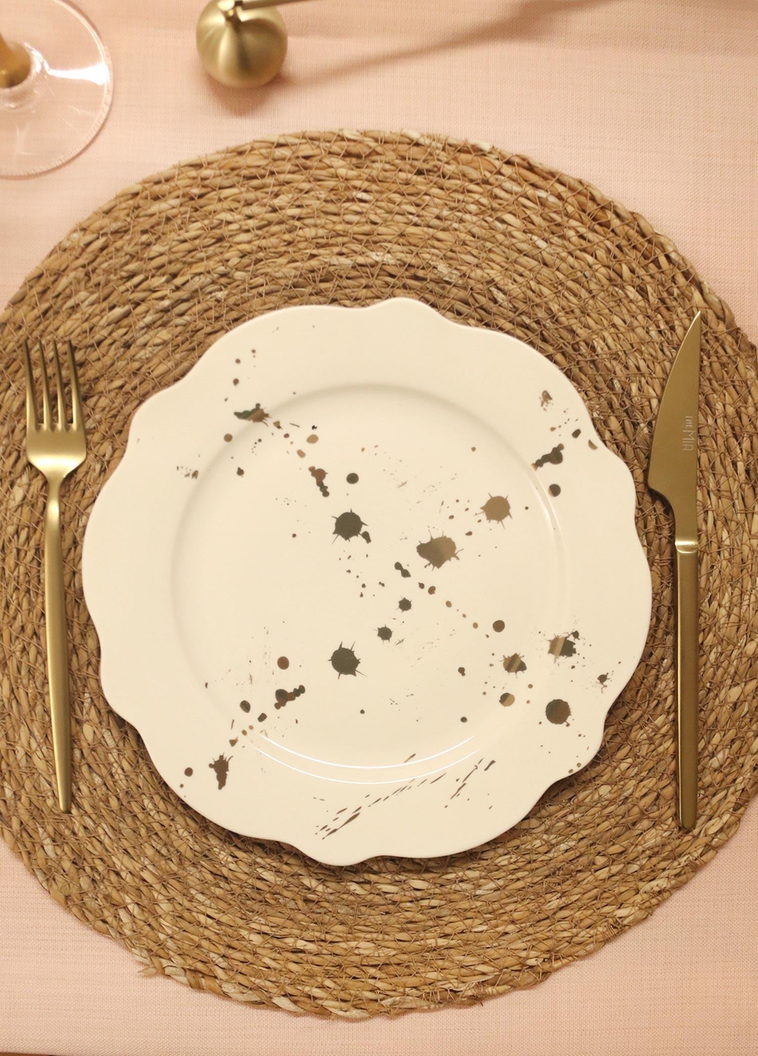 The Mia Splash Pasta Tabağı 6 Parça 21 Cm