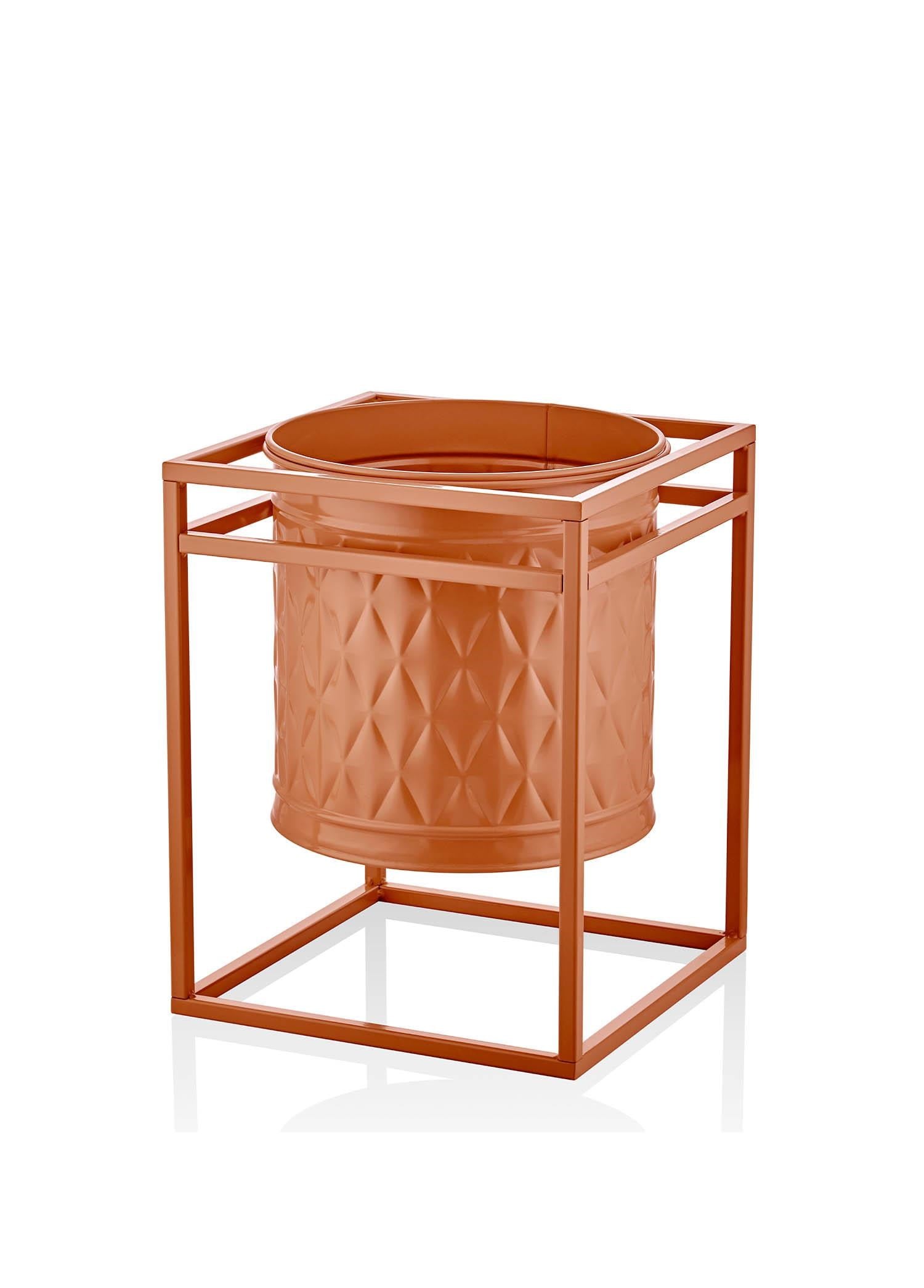 The Mia Prizma Vazo Saksı Terracota 45x35x35 cm