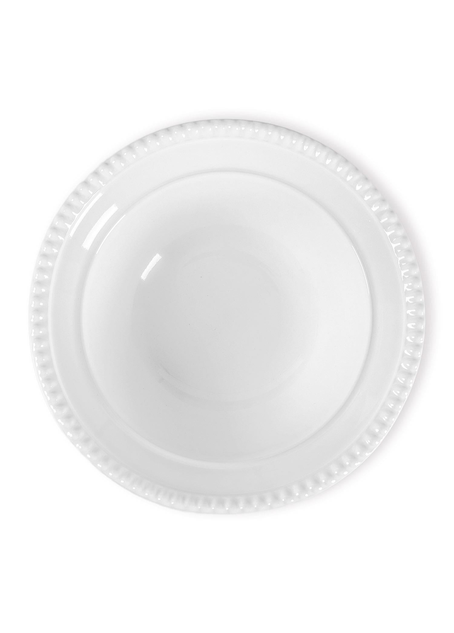 The Mia Grande Salata Kasesi Beyaz 22 cm