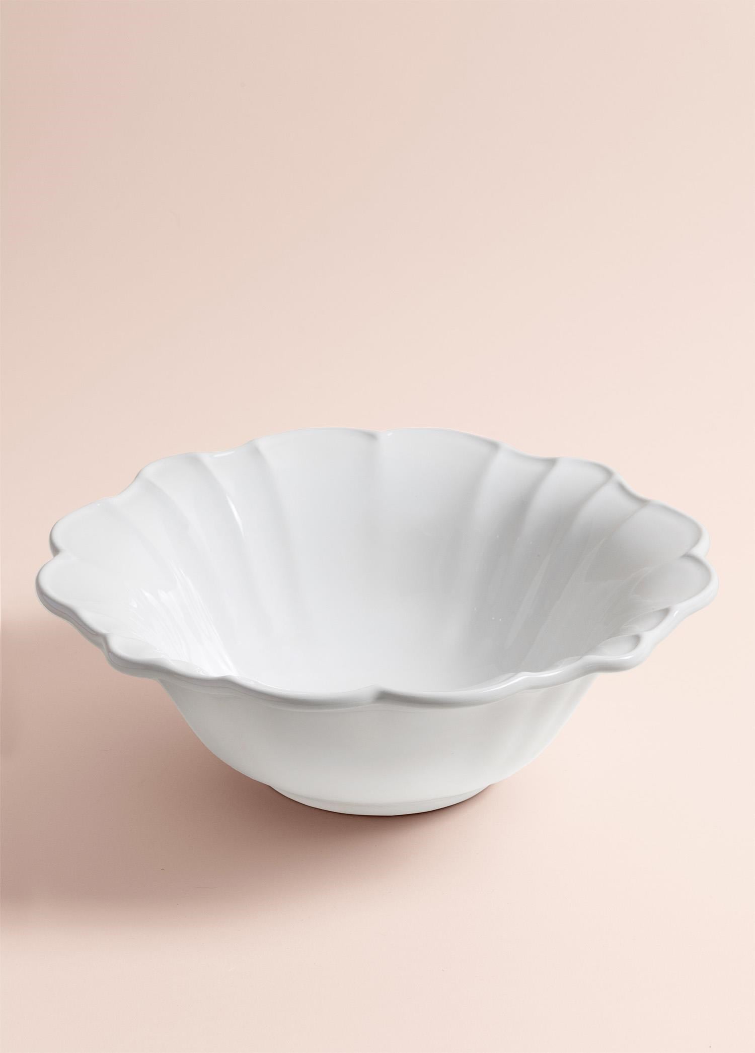 The Mia Grande Salata Kasesi Beyaz 28x10 cm GRD0010