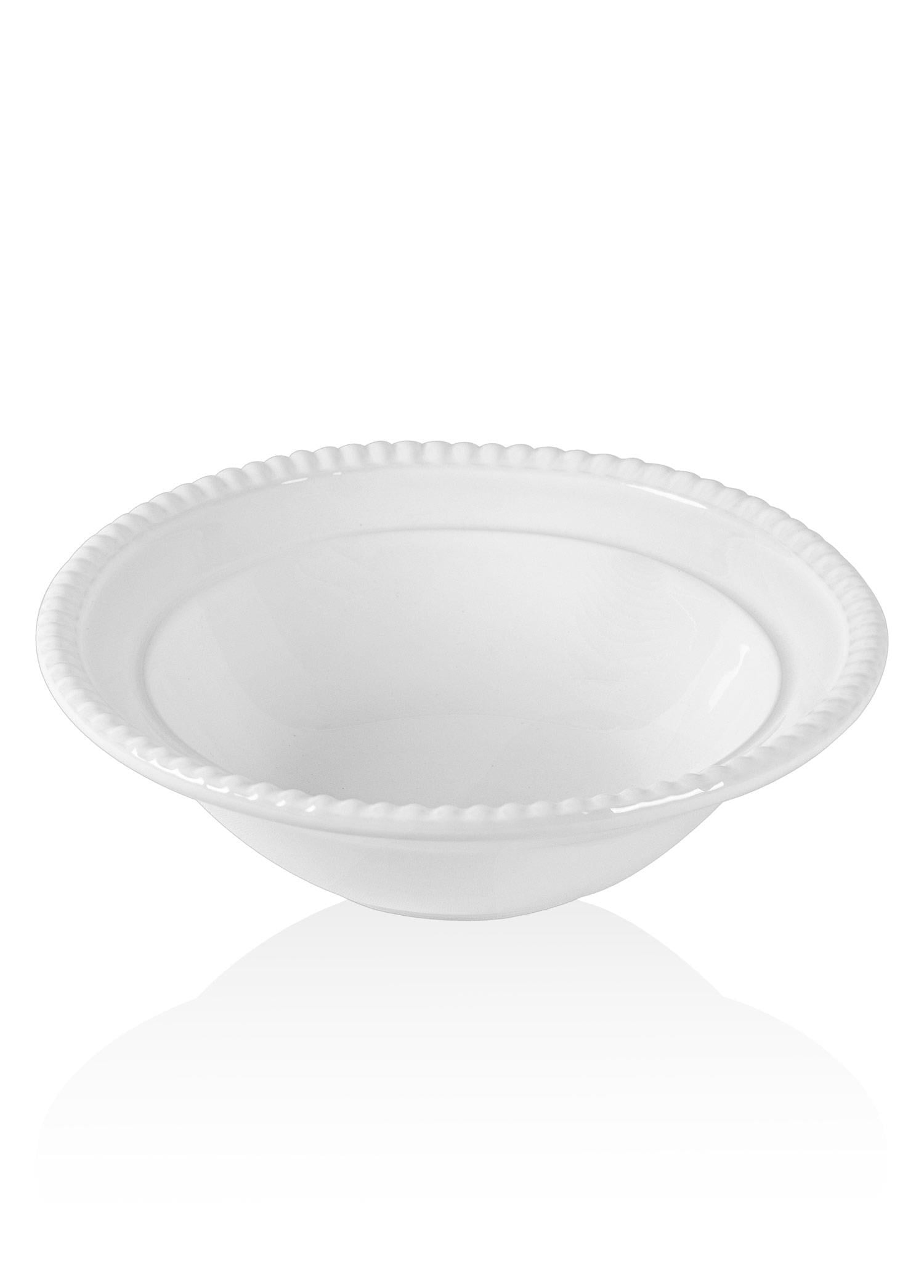 The Mia Grande Salata Kasesi Beyaz 22 cm