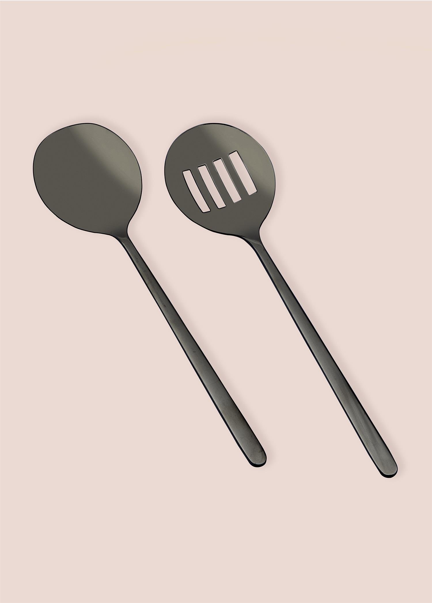 The Mia Giallo Servis Seti Siyah 2 Parça