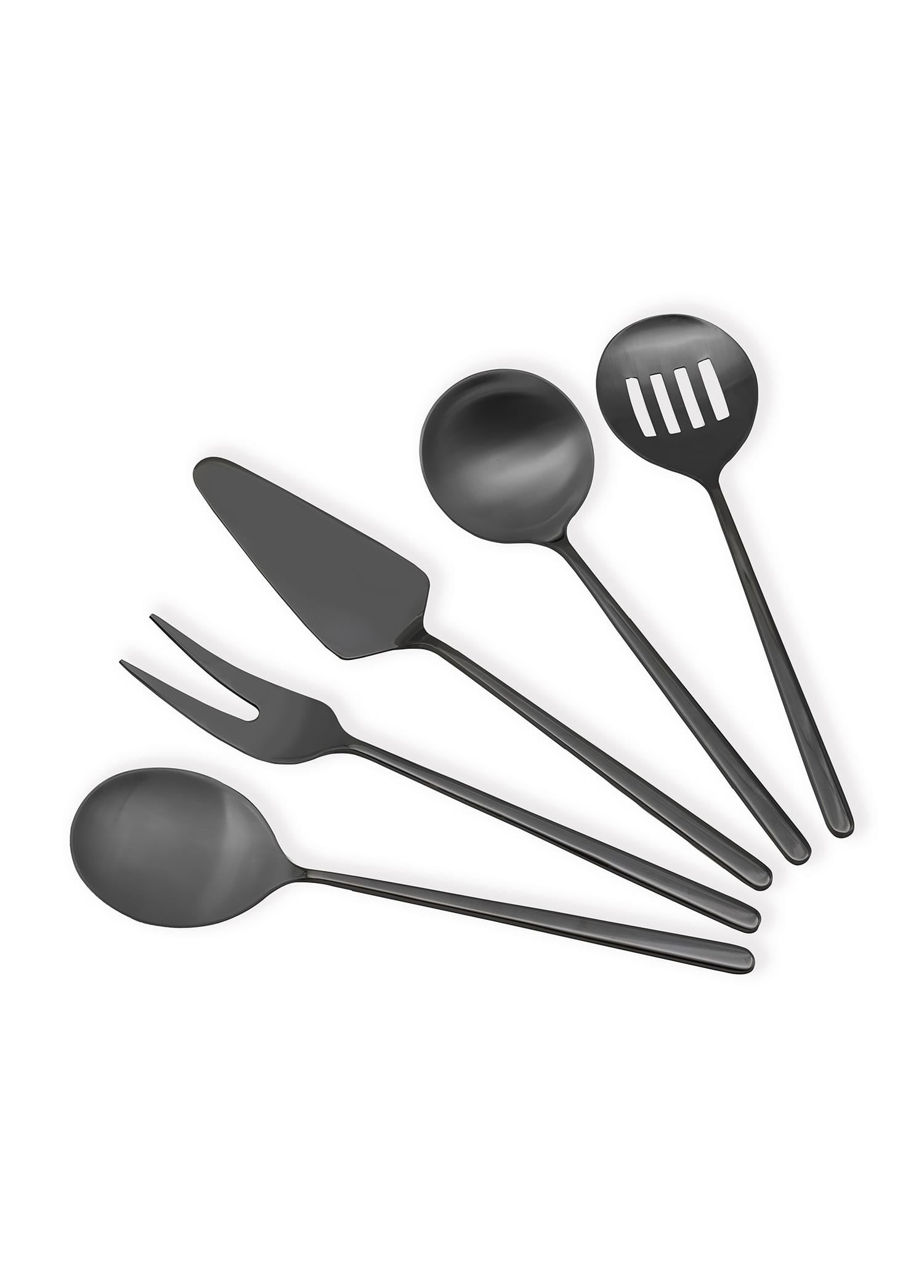 The Mia Giallo Servis Seti Siyah 5 Parça