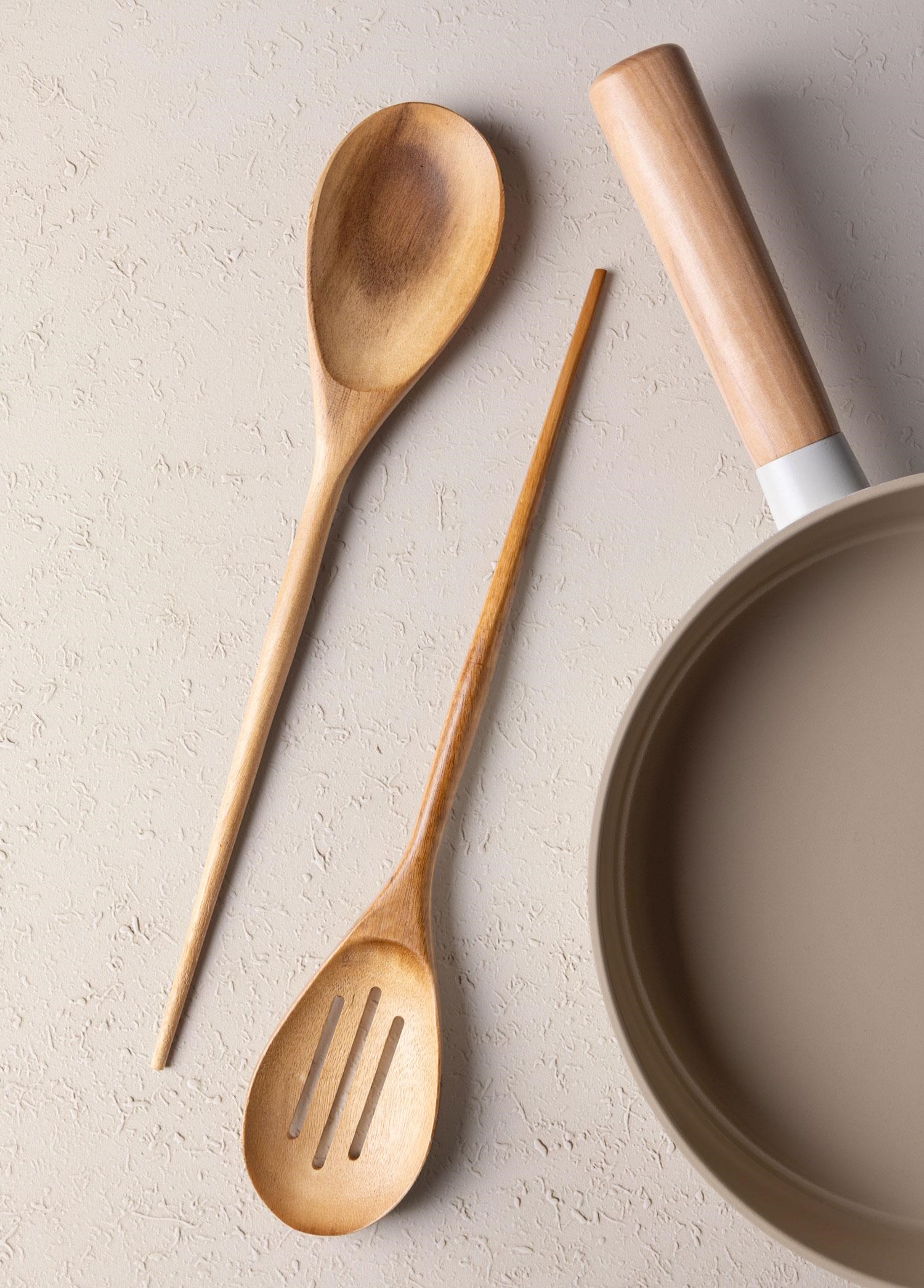 The Mia Natura Akasya Delikli Kaşık 35x7 cm