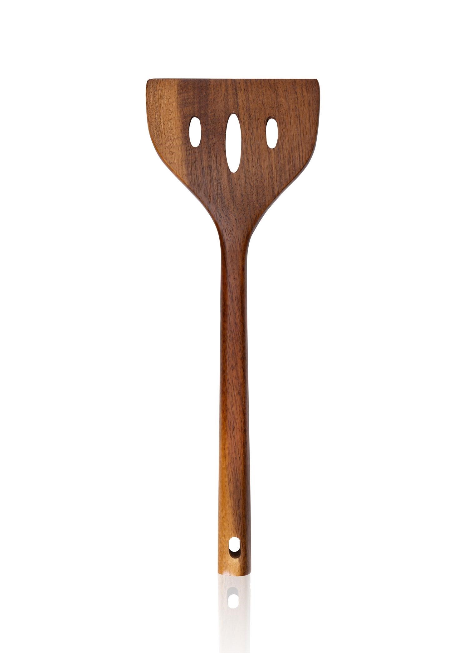 The Mia Natura Akasya Delikli Spatula 34x10 cm