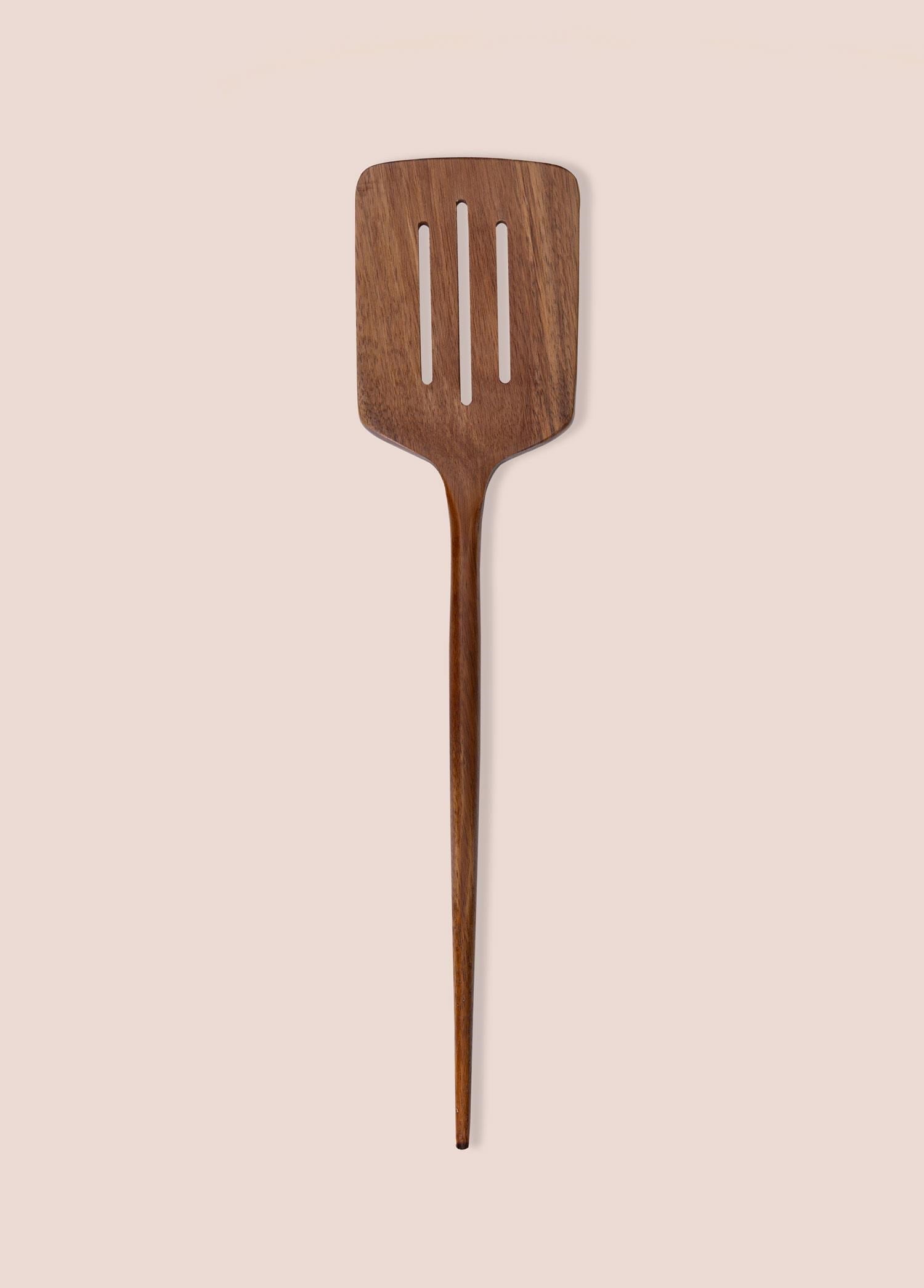 The Mia Natura Akasya Delikli Spatula 35x8 cm