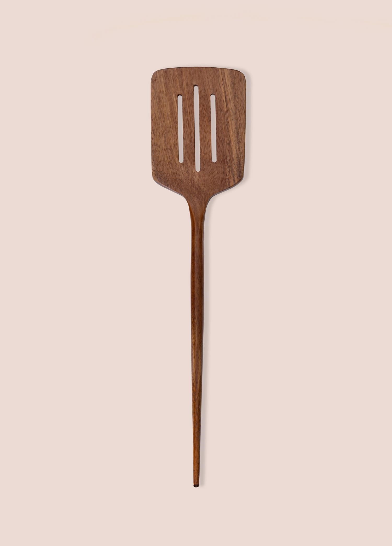 The Mia Natura Akasya Delikli Spatula 35x8 cm