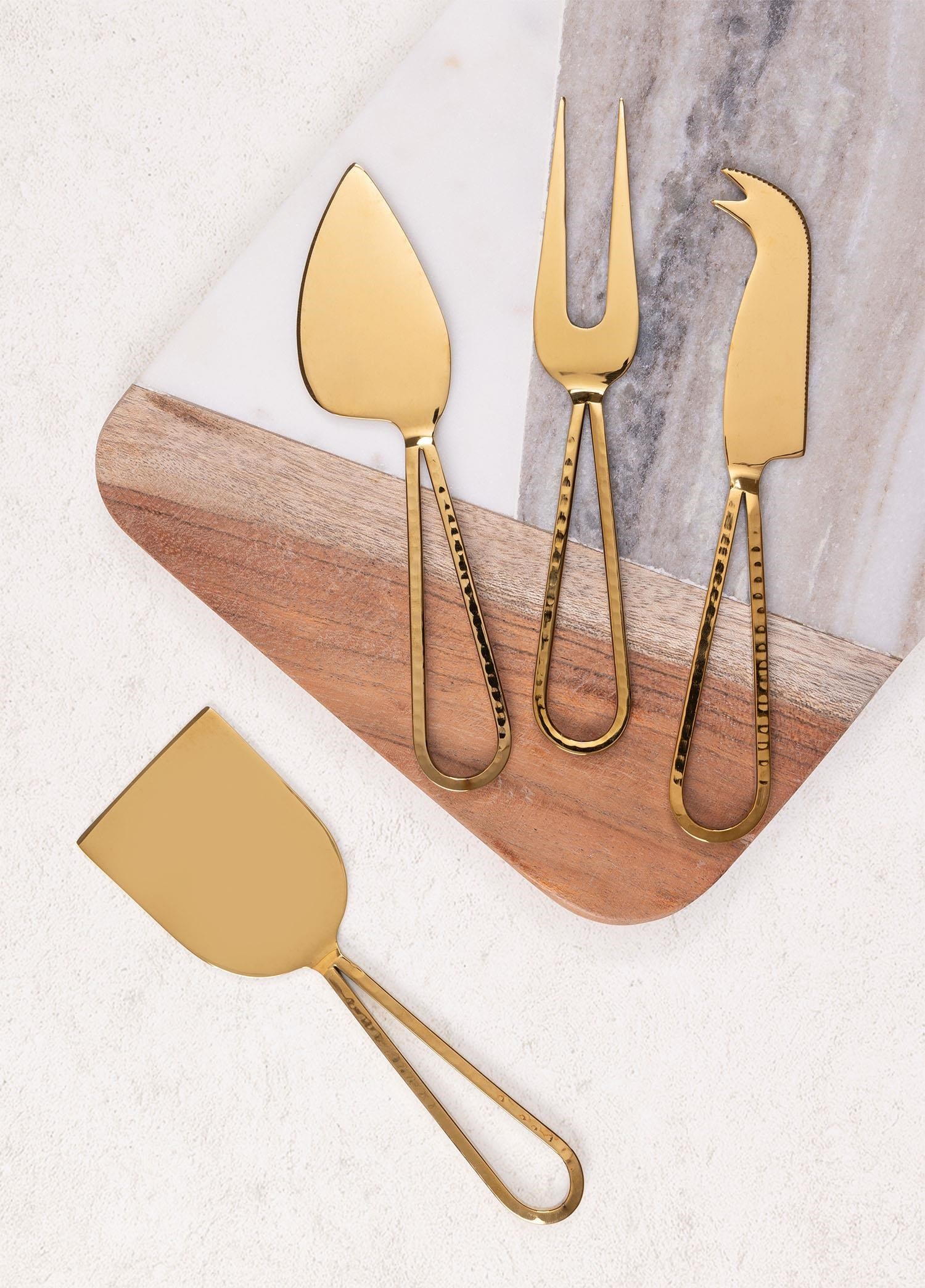 Servis Gereçleri The Mia Stillo Peynir Servis Takımı 4 Parça