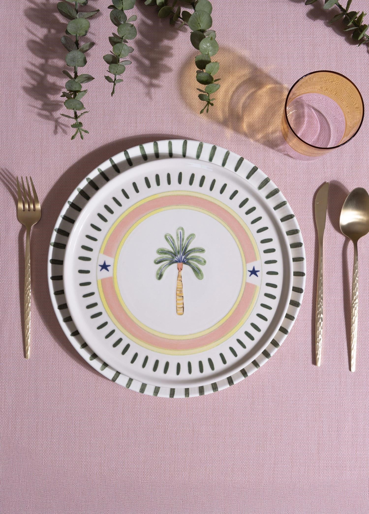 The Mia Italian Summer Servis Tabağı 6lı Set 26 cm