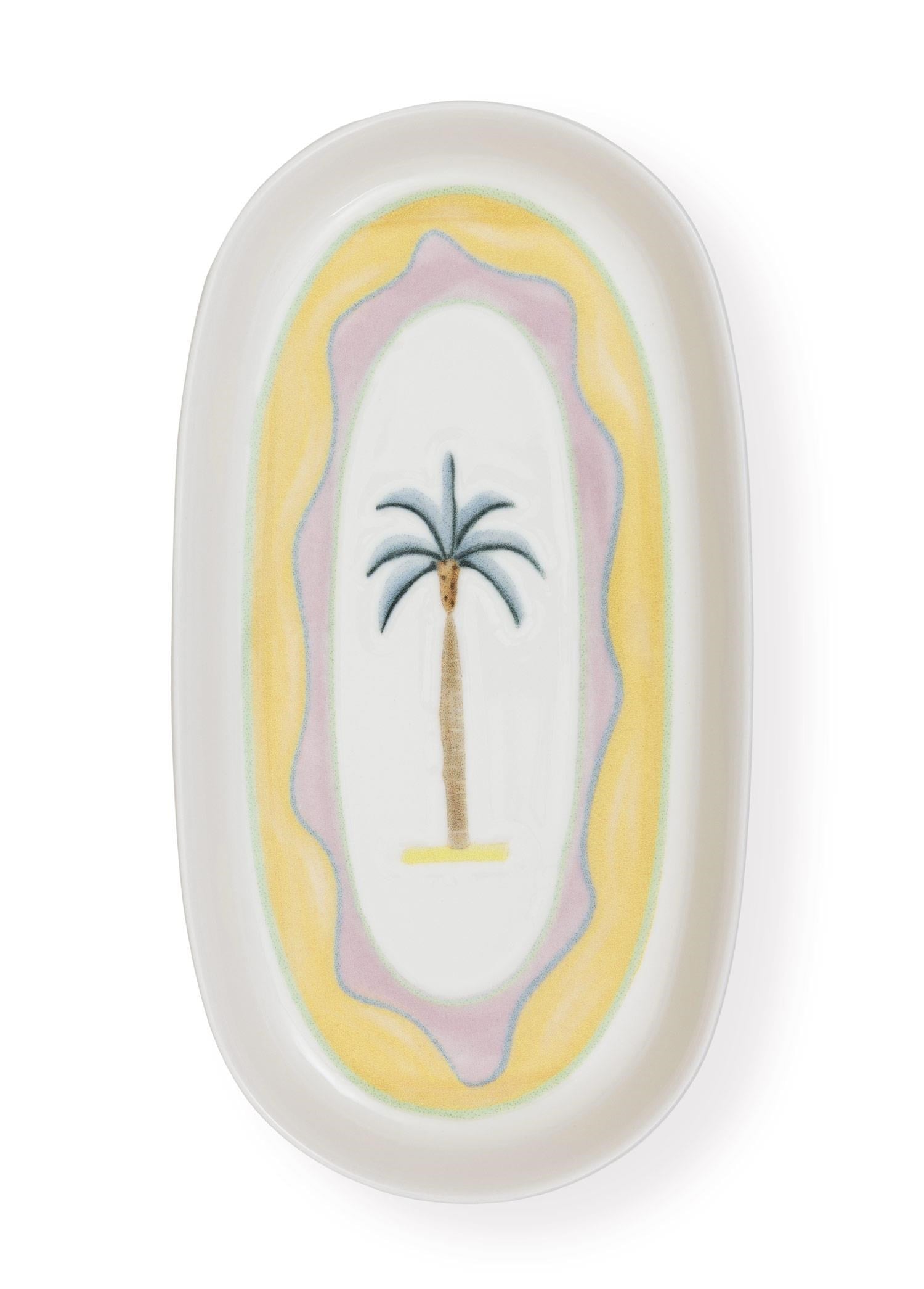 The Mia Italian Summer Oval Servis Tabağı 2li 23 cm