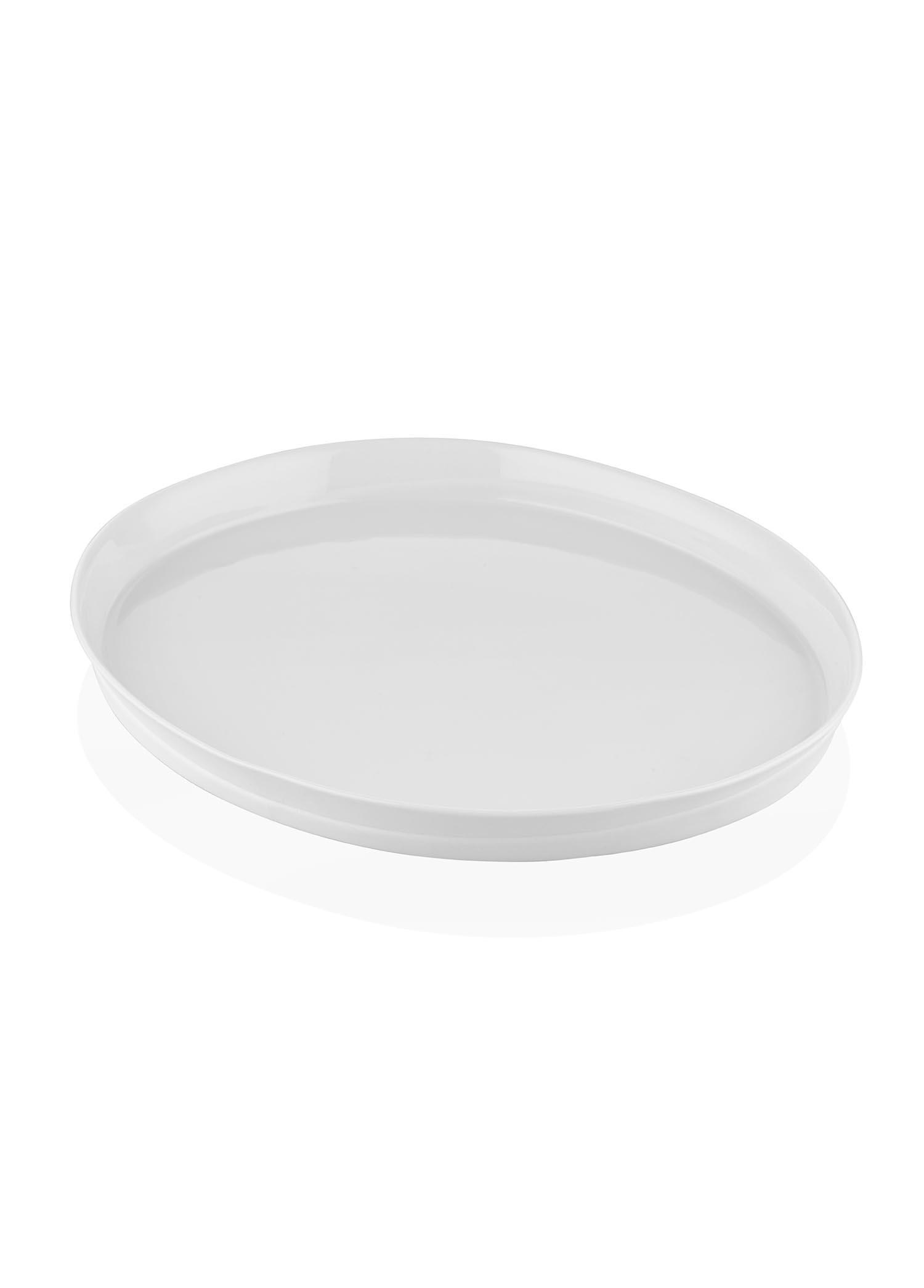 The Mia Cotta Limoges Servis Tabağı Beyaz 27x23 cm