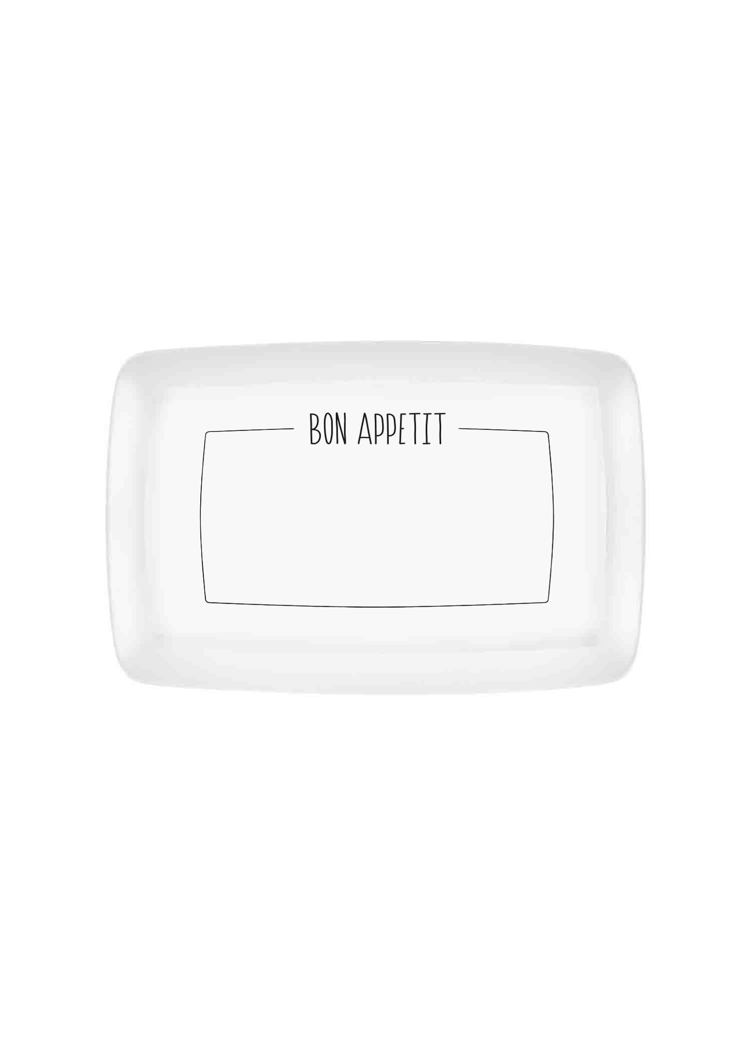 The Mia Daily Tunes Dikdörtgen Servis Tabağı - 33x21cm