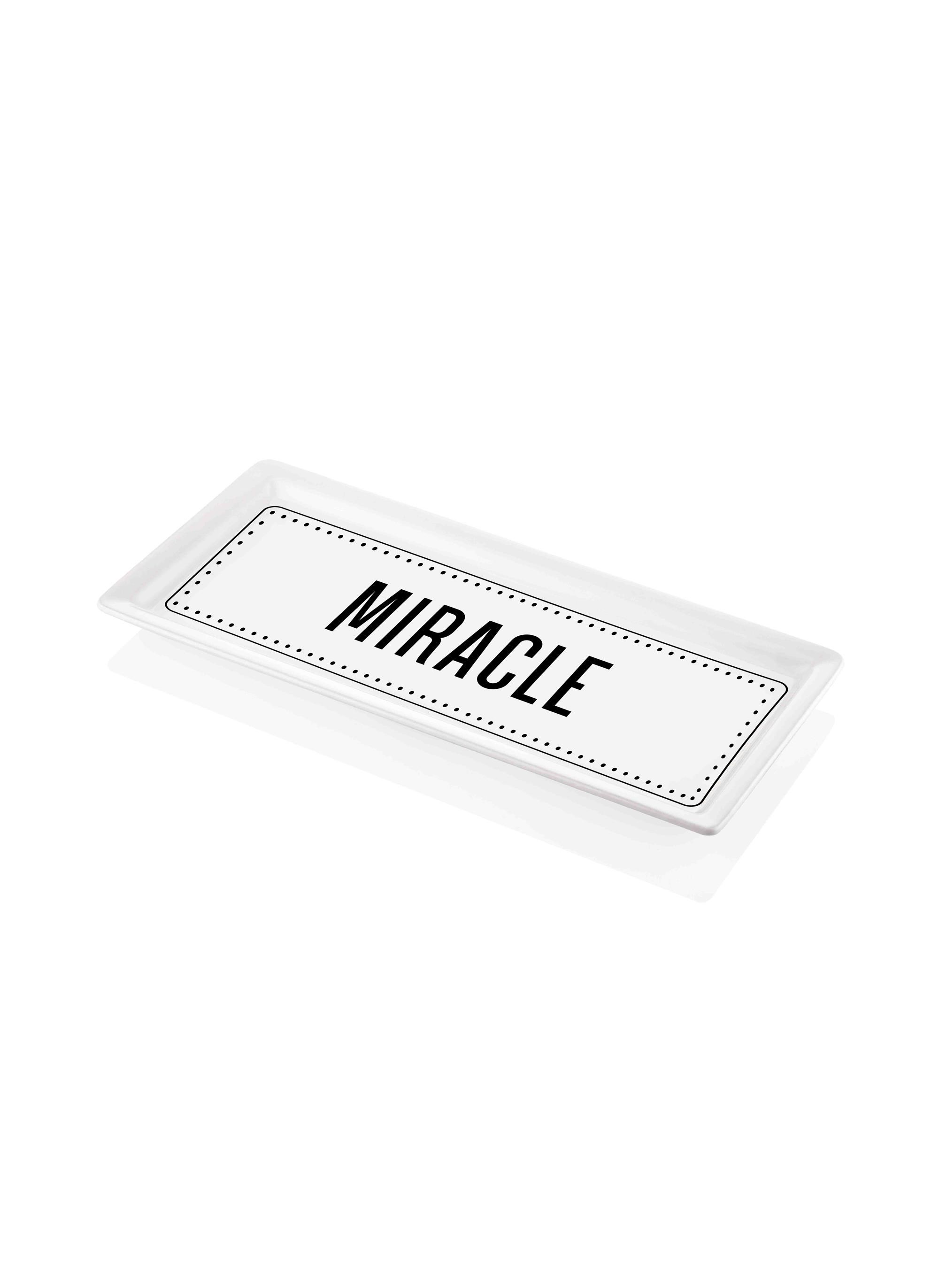 The Mia Dikdörtgen Servis Tabağı Miracle  - 35 x 16 Cm