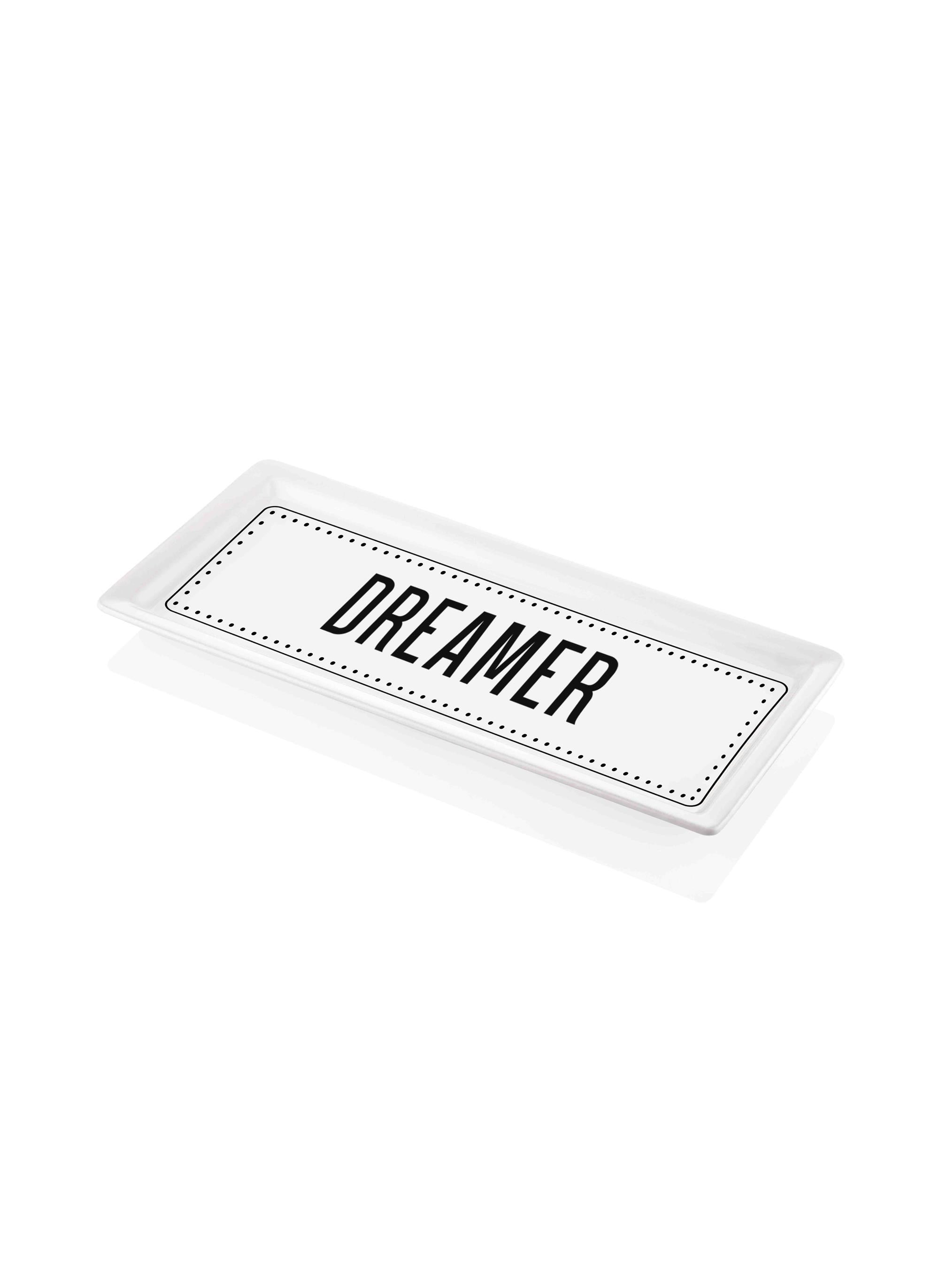 The Mia Dikdörtgen Servis Tabağı Dreamer 35 x 16 Cm