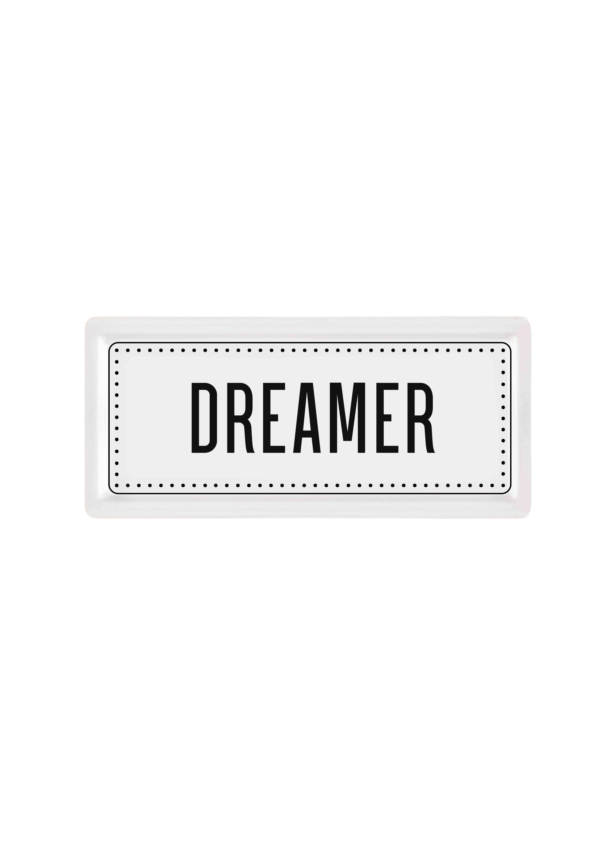 The Mia Dikdörtgen Servis Tabağı Dreamer 35 x 16 Cm